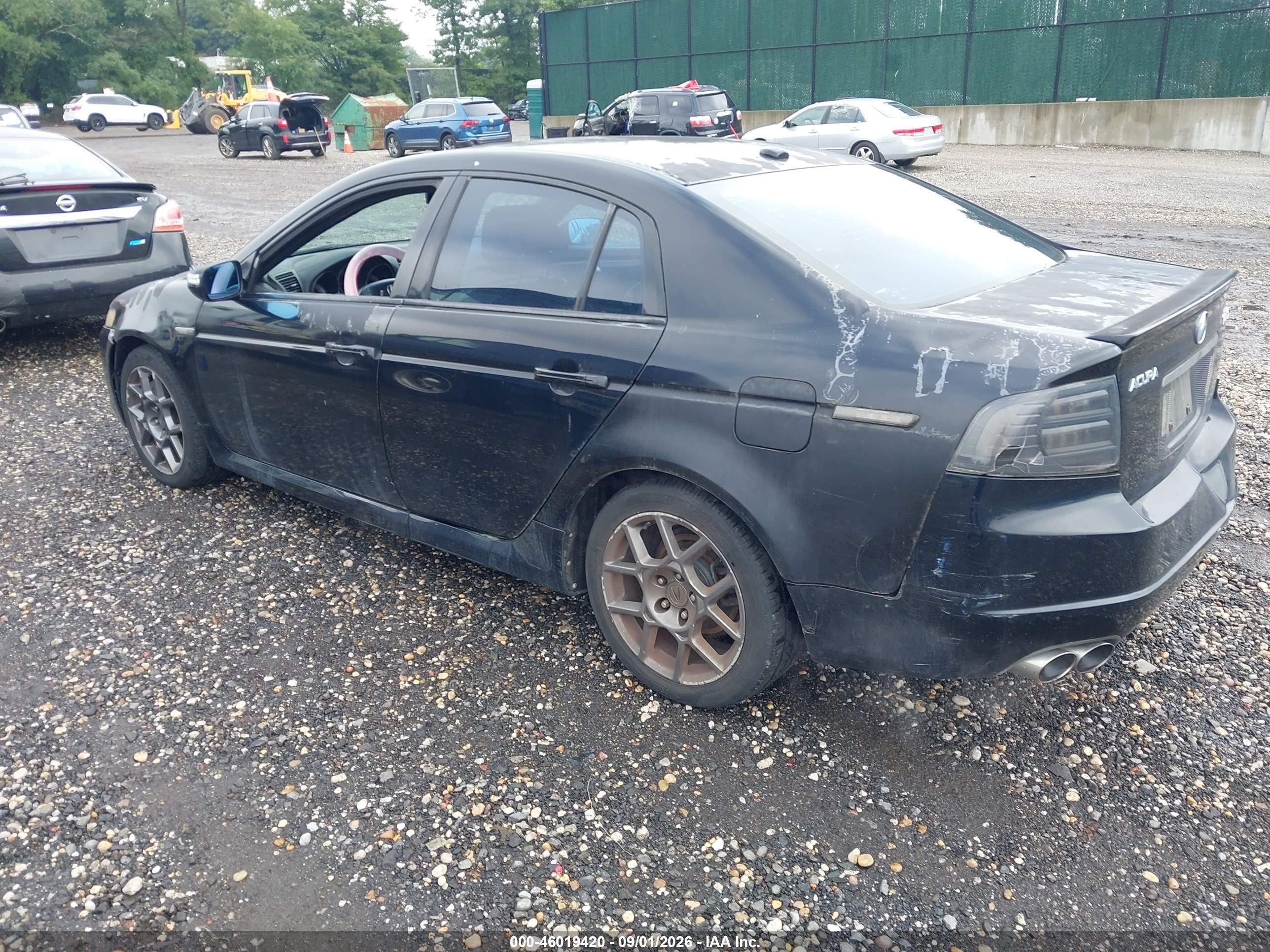 2007 Acura Tl Type S Black vin: 19UUA76557A017683