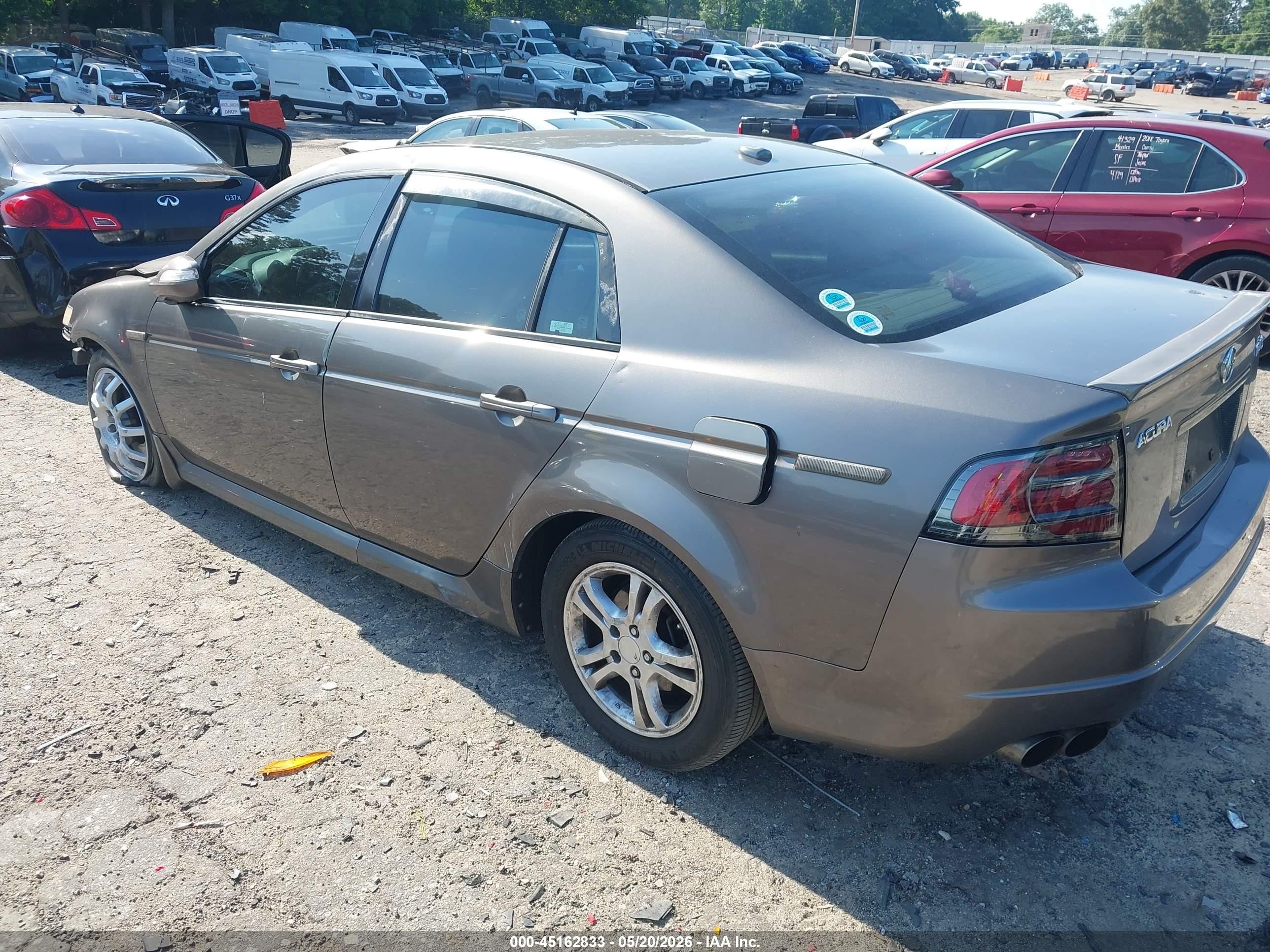 2008 Acura Tl Type S Серый vin: 19UUA76558A001372