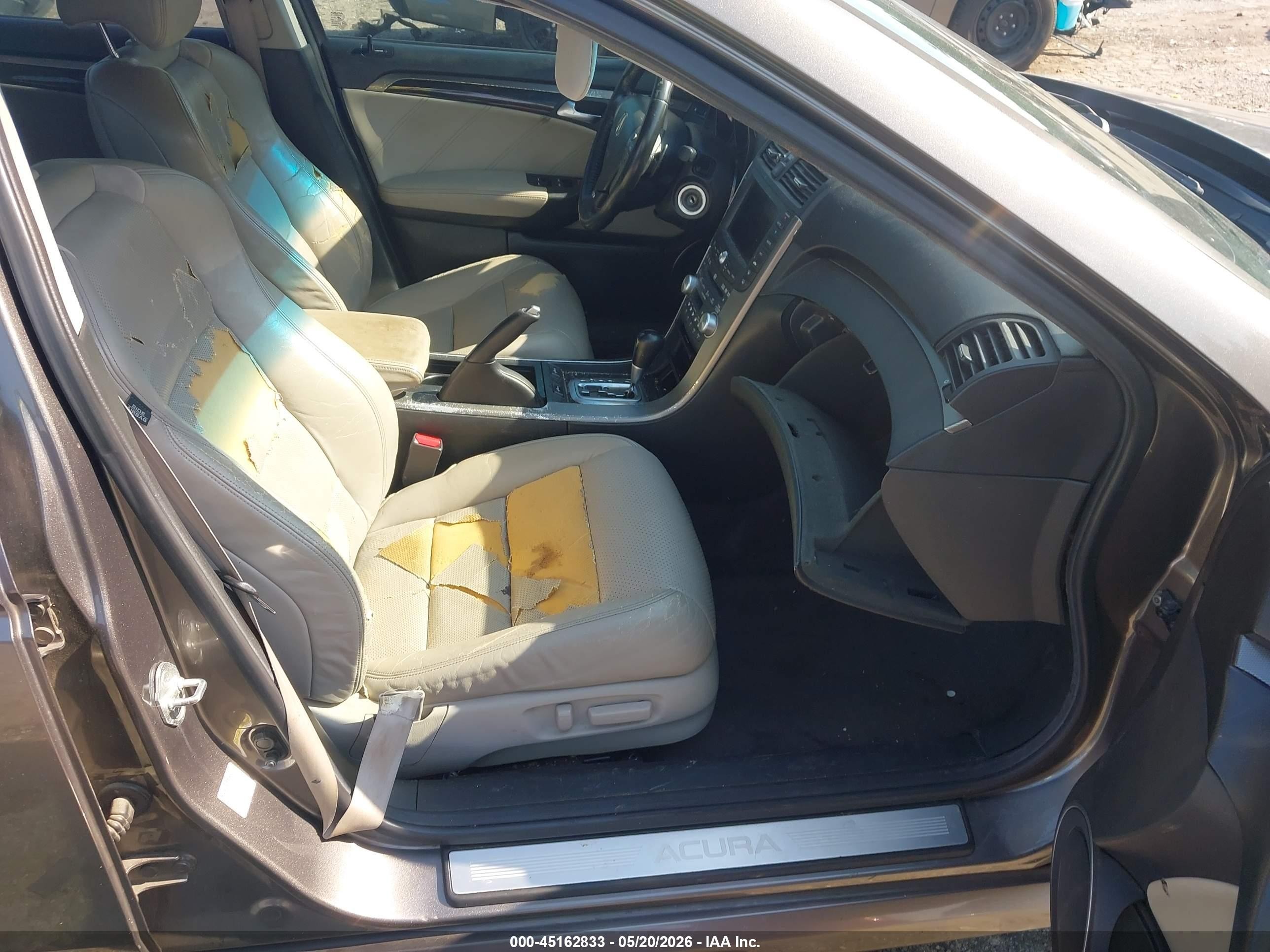 2008 Acura Tl Type S Серый vin: 19UUA76558A001372