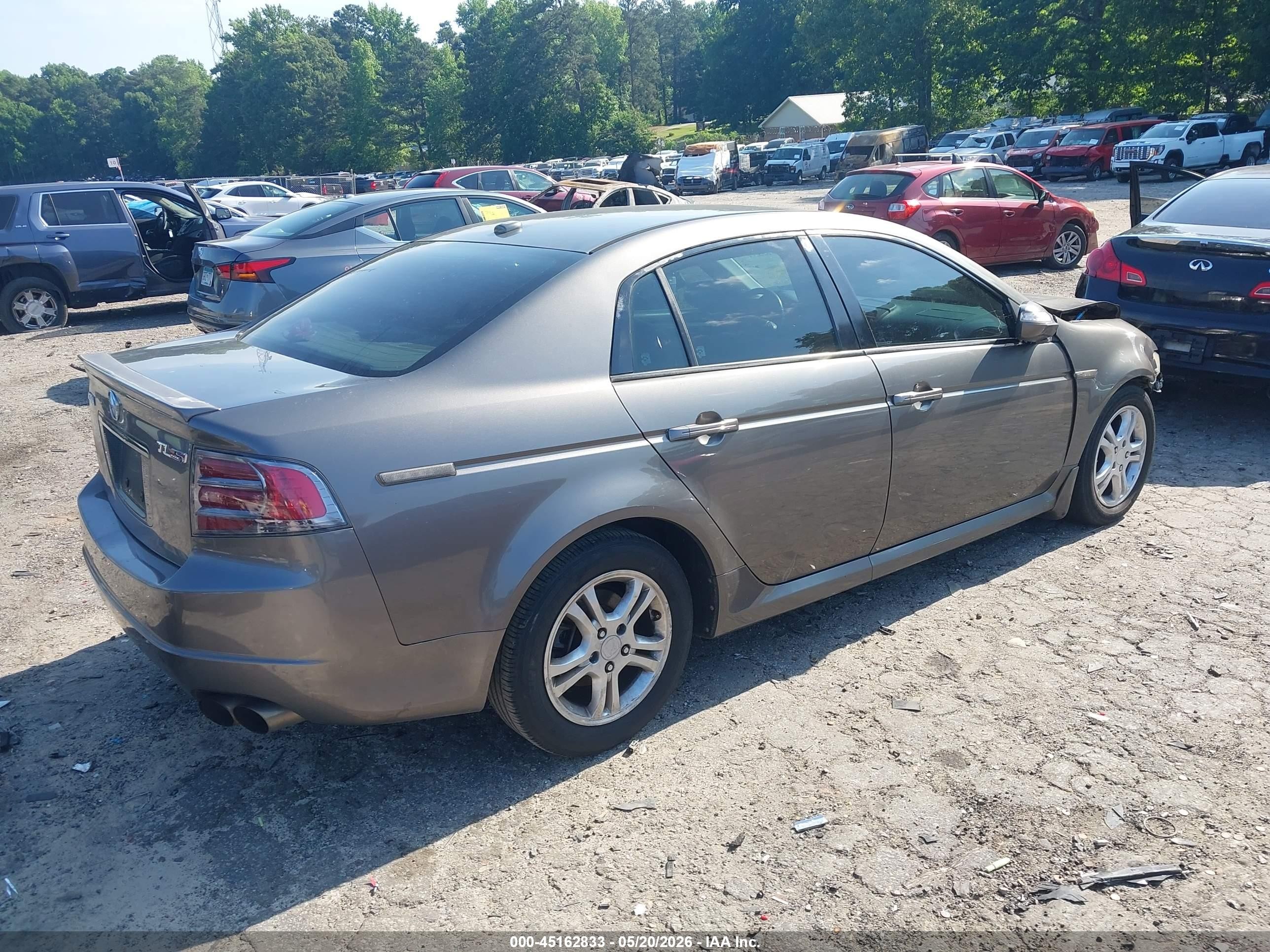 2008 Acura Tl Type S Серый vin: 19UUA76558A001372