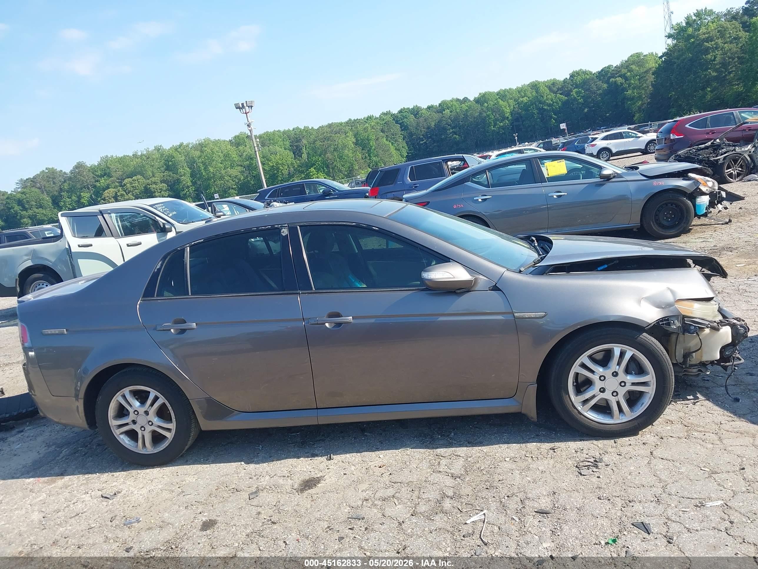 2008 Acura Tl Type S Серый vin: 19UUA76558A001372