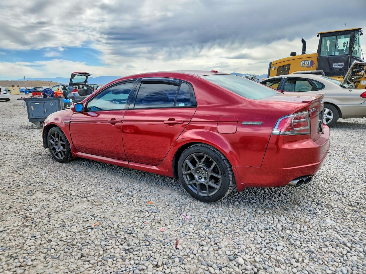 2008 Acura Tl Type S Red vin: 19UUA76558A034128