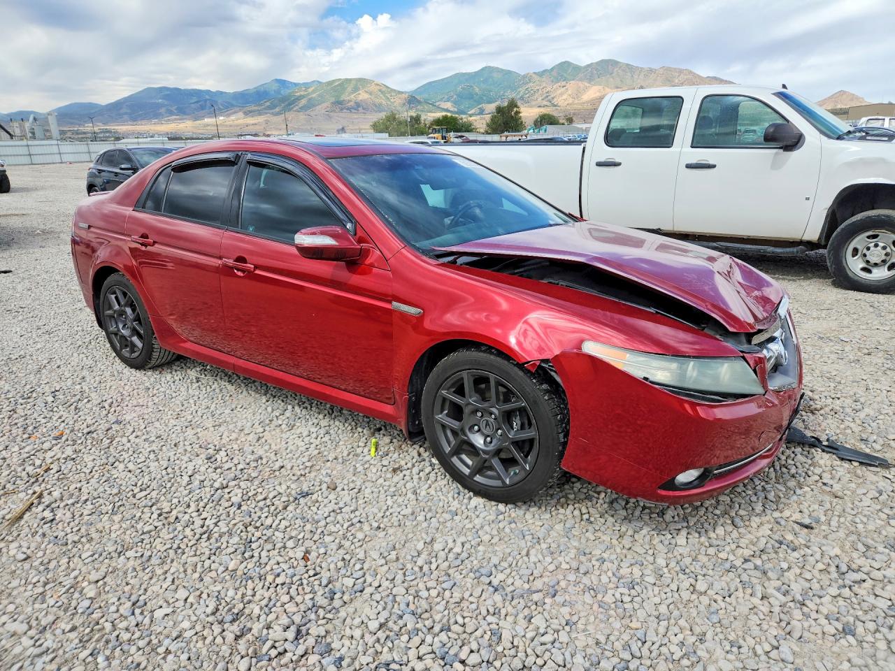 2008 Acura Tl Type S Red vin: 19UUA76558A034128