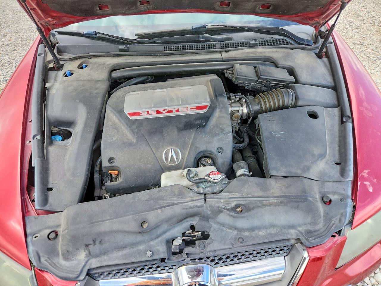 2008 Acura Tl Type S Red vin: 19UUA76558A034128