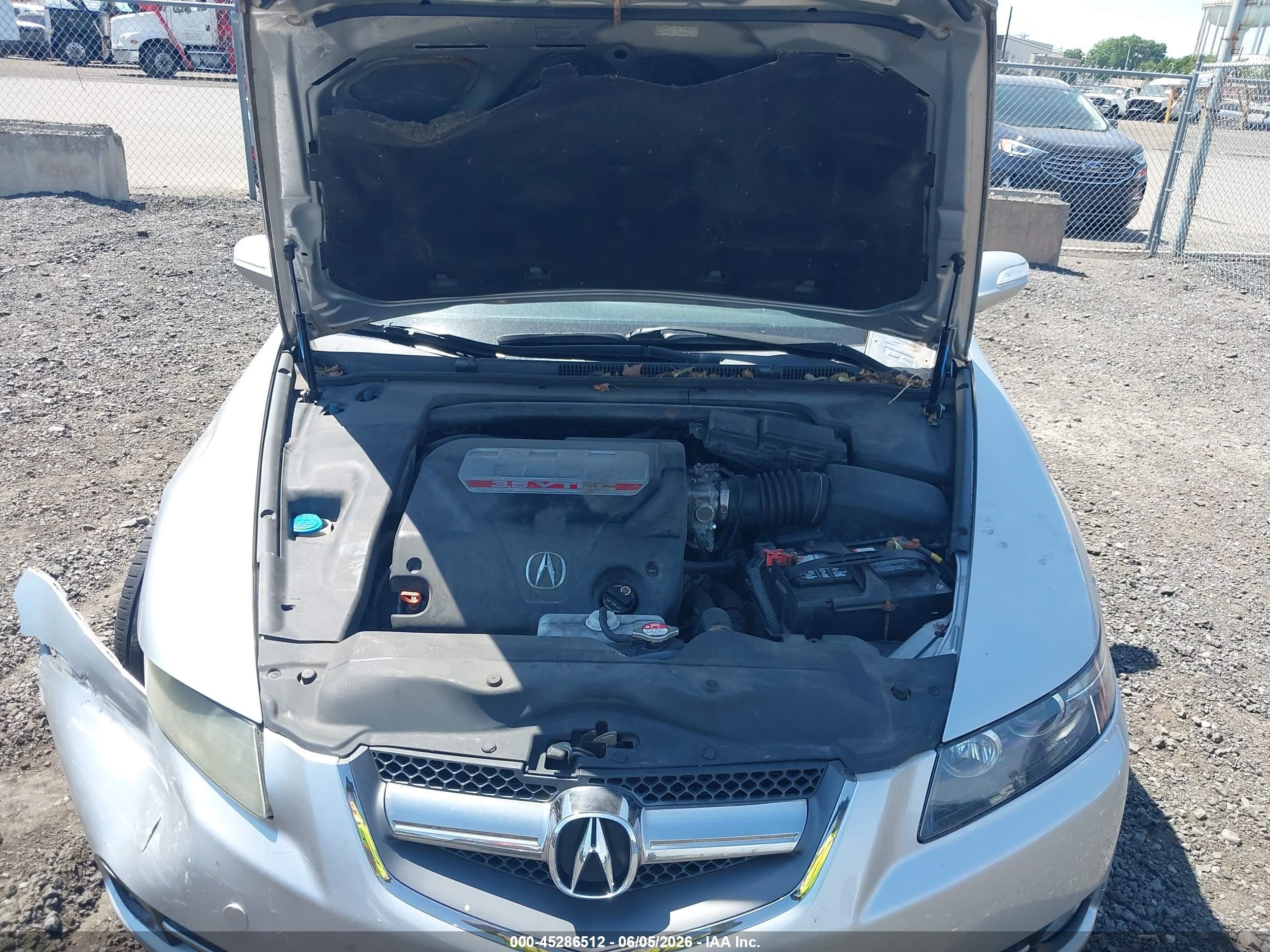 2008 Acura Tl Type S Silver vin: 19UUA76558A037112