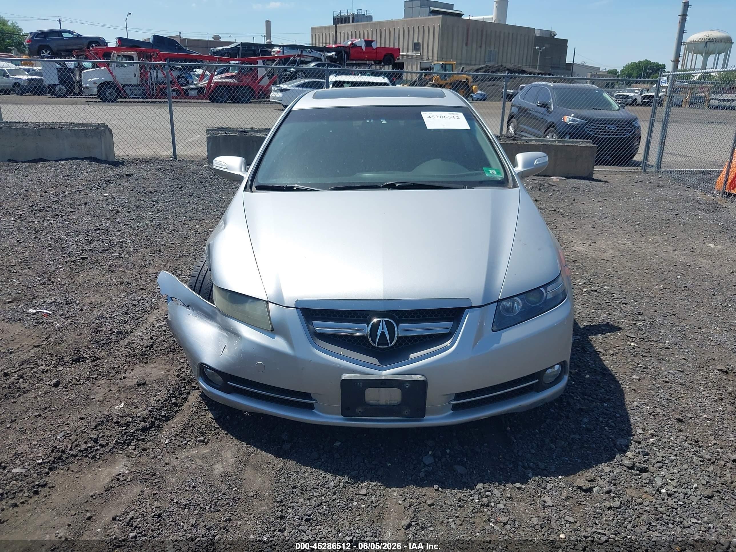 2008 Acura Tl Type S Silver vin: 19UUA76558A037112