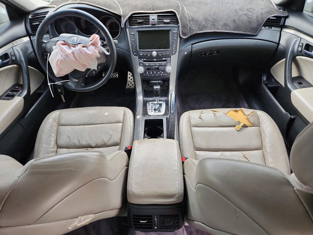 2008 Acura Tl White vin: 19UUA76568A021534