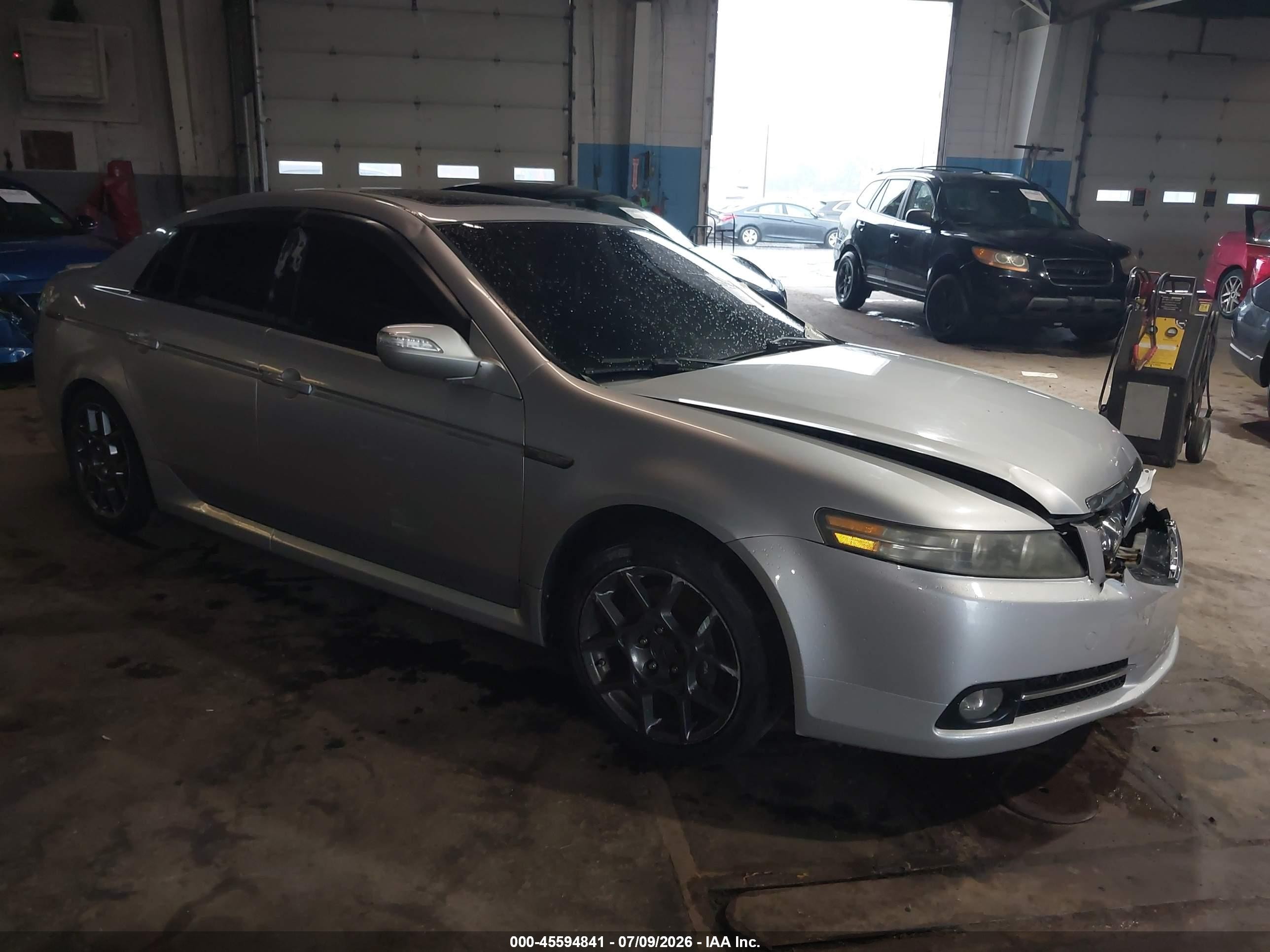 2008 Acura Tl Type S Silver vin: 19UUA76568A048930