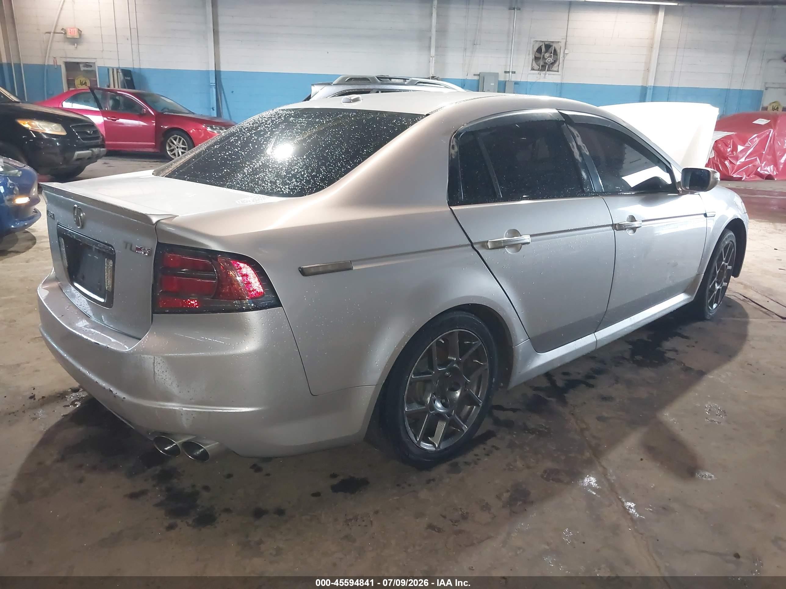 2008 Acura Tl Type S Silver vin: 19UUA76568A048930
