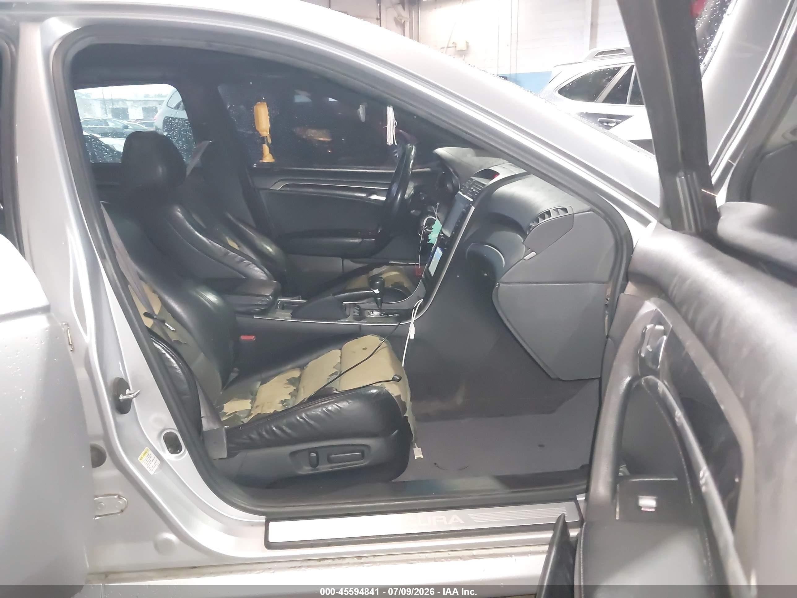 2008 Acura Tl Type S Silver vin: 19UUA76568A048930