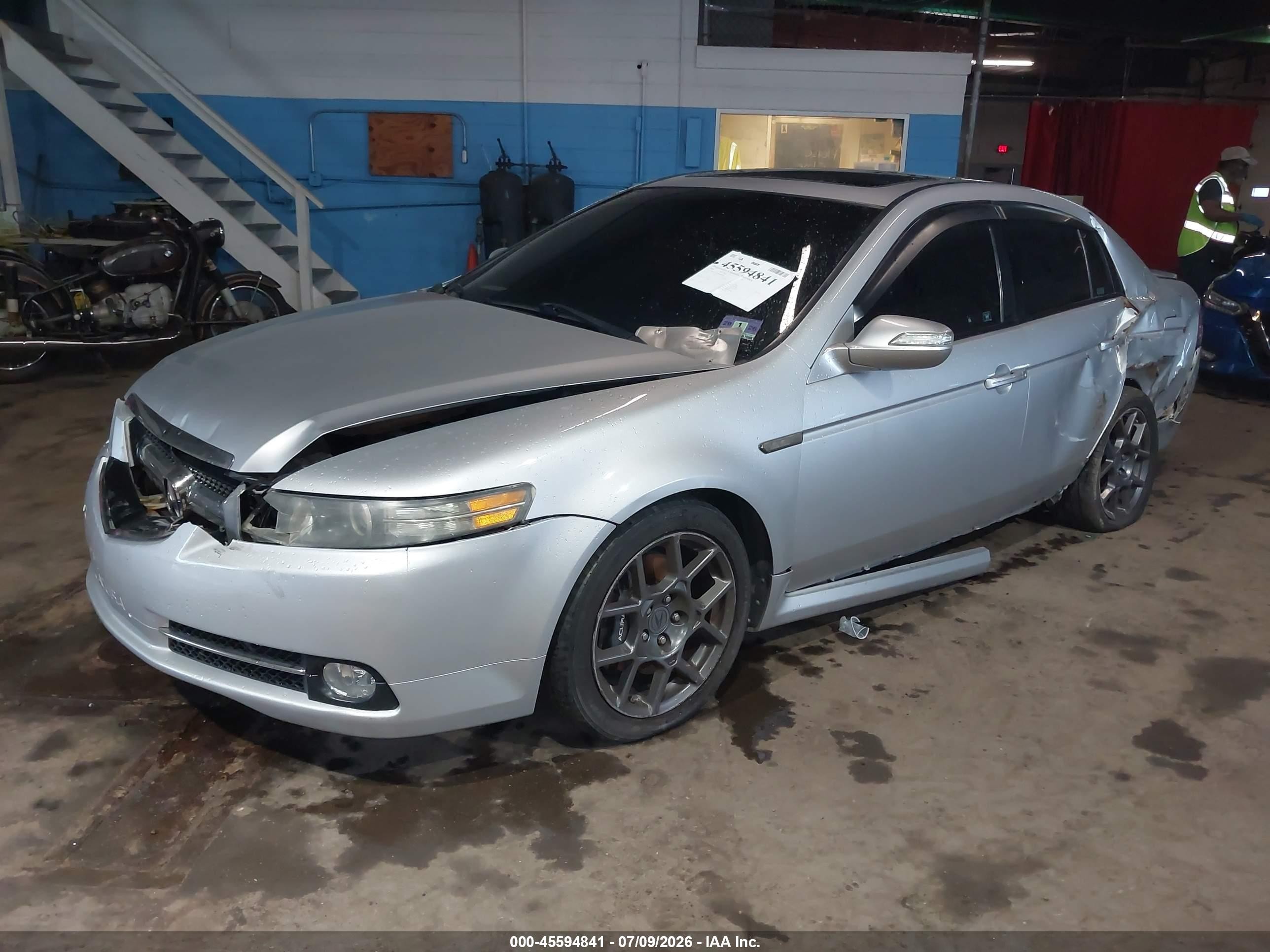 2008 Acura Tl Type S Silver vin: 19UUA76568A048930