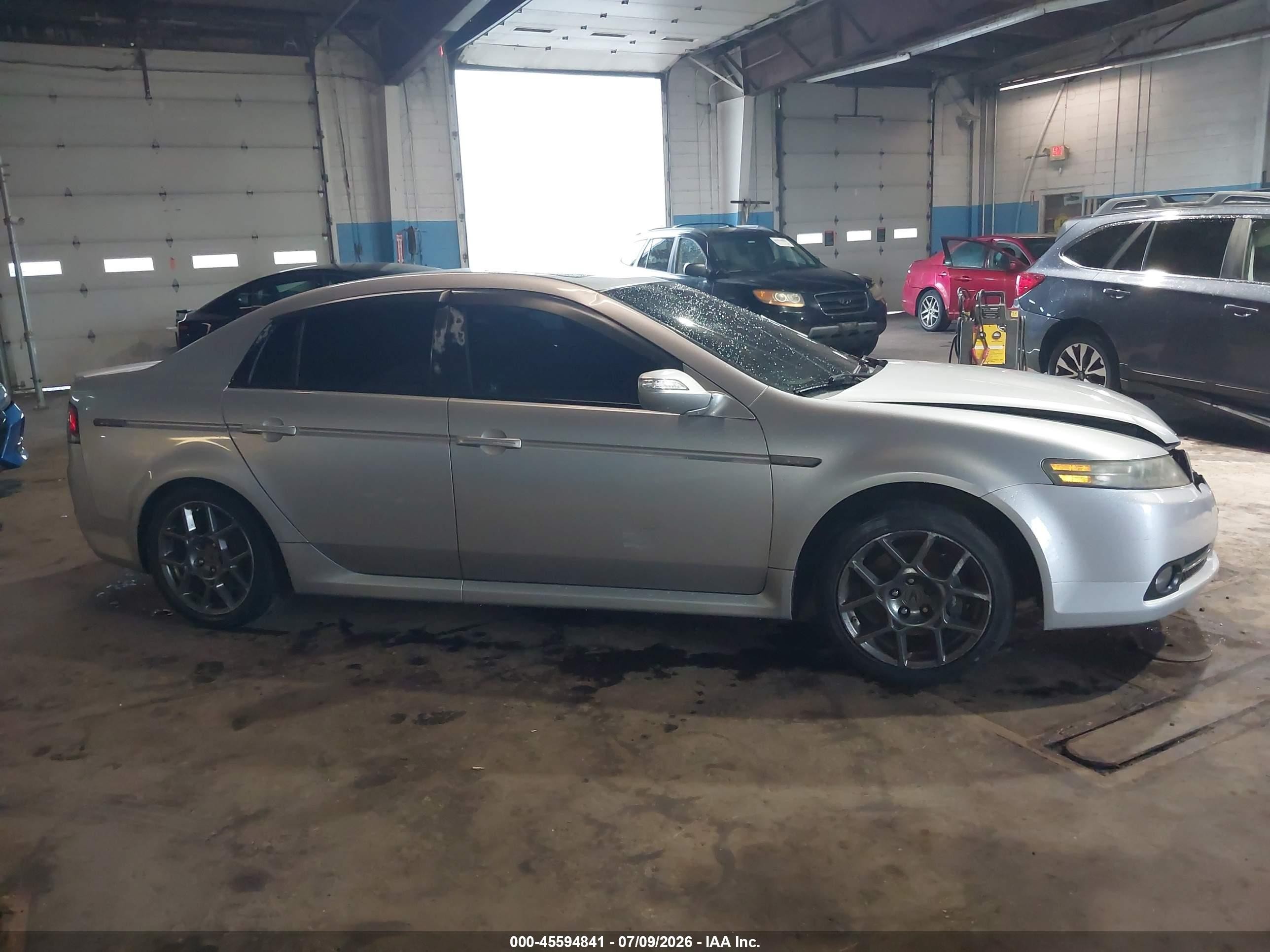 2008 Acura Tl Type S Silver vin: 19UUA76568A048930