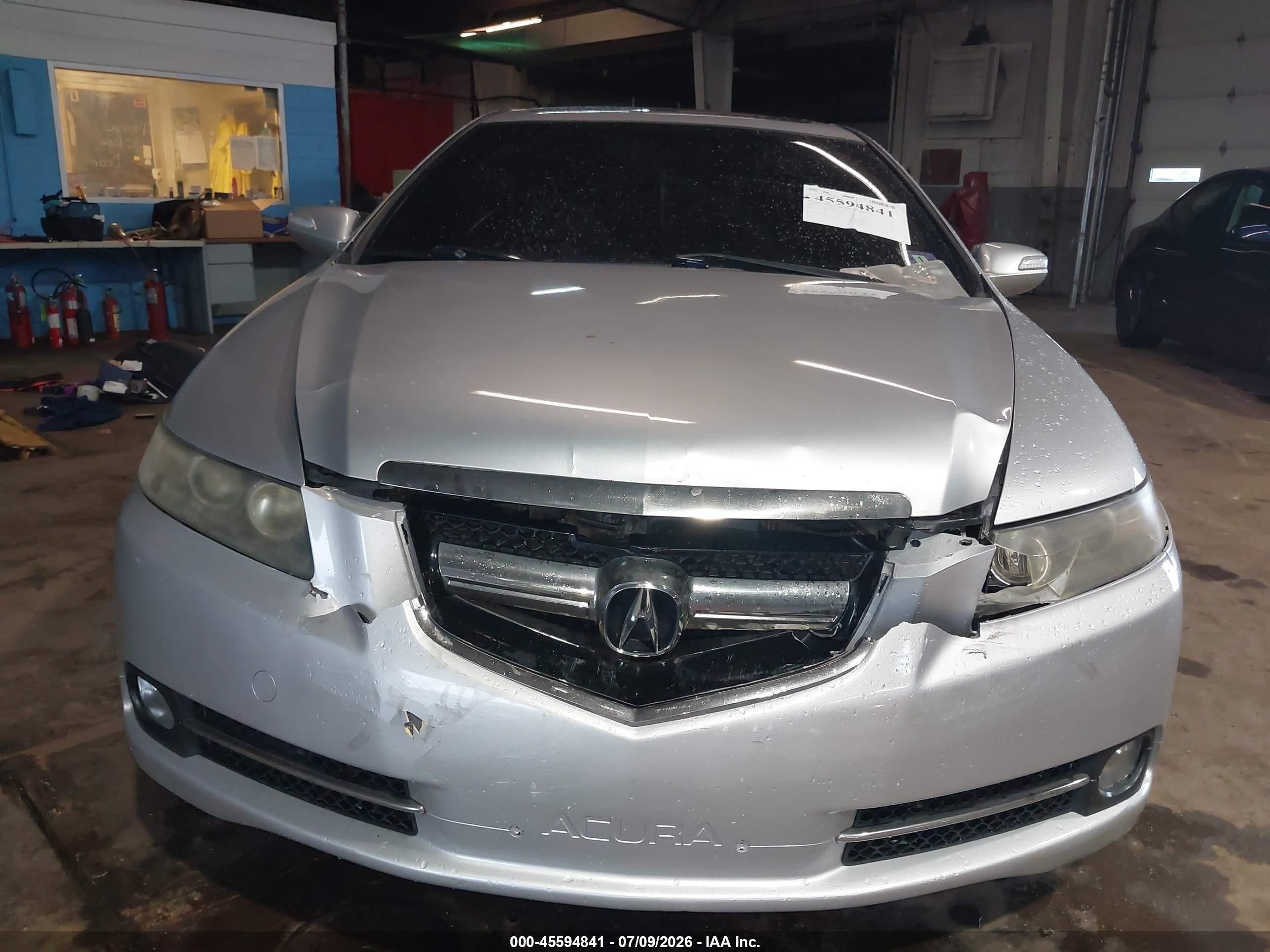 2008 Acura Tl Type S Silver vin: 19UUA76568A048930