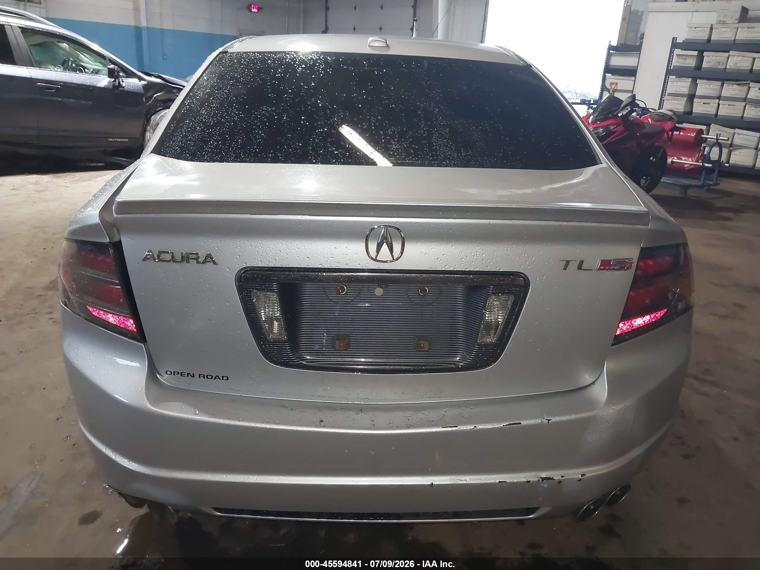 2008 Acura Tl Type S Silver vin: 19UUA76568A048930