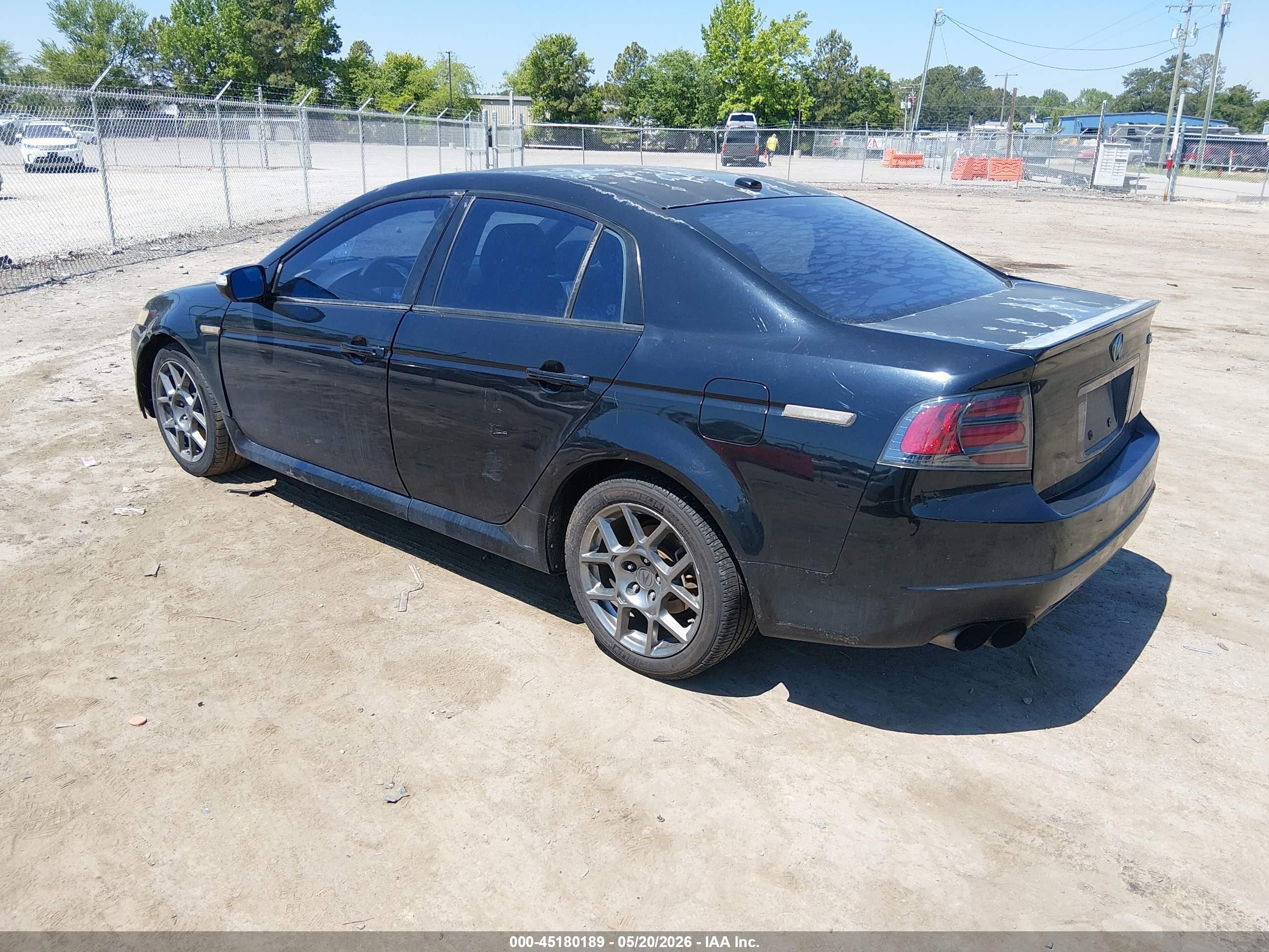 2007 Acura Tl Type S Black vin: 19UUA76577A001775