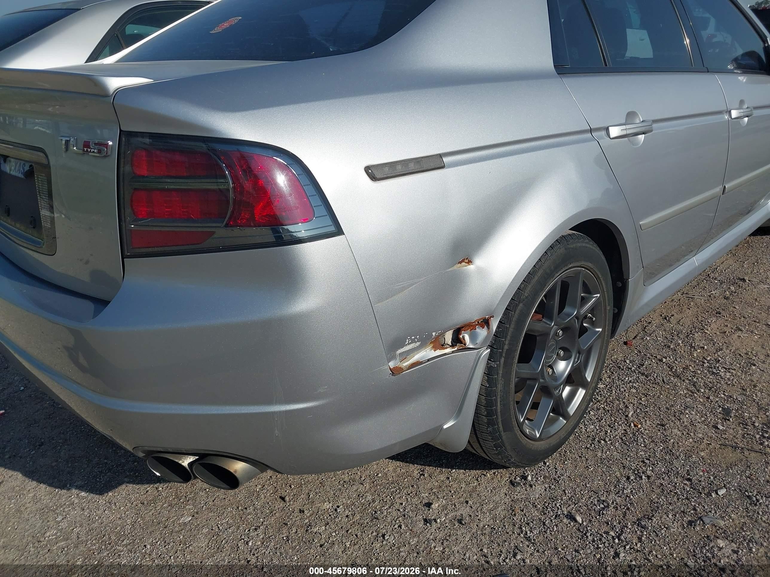 2008 Acura Tl Type S Silver vin: 19UUA76578A043090