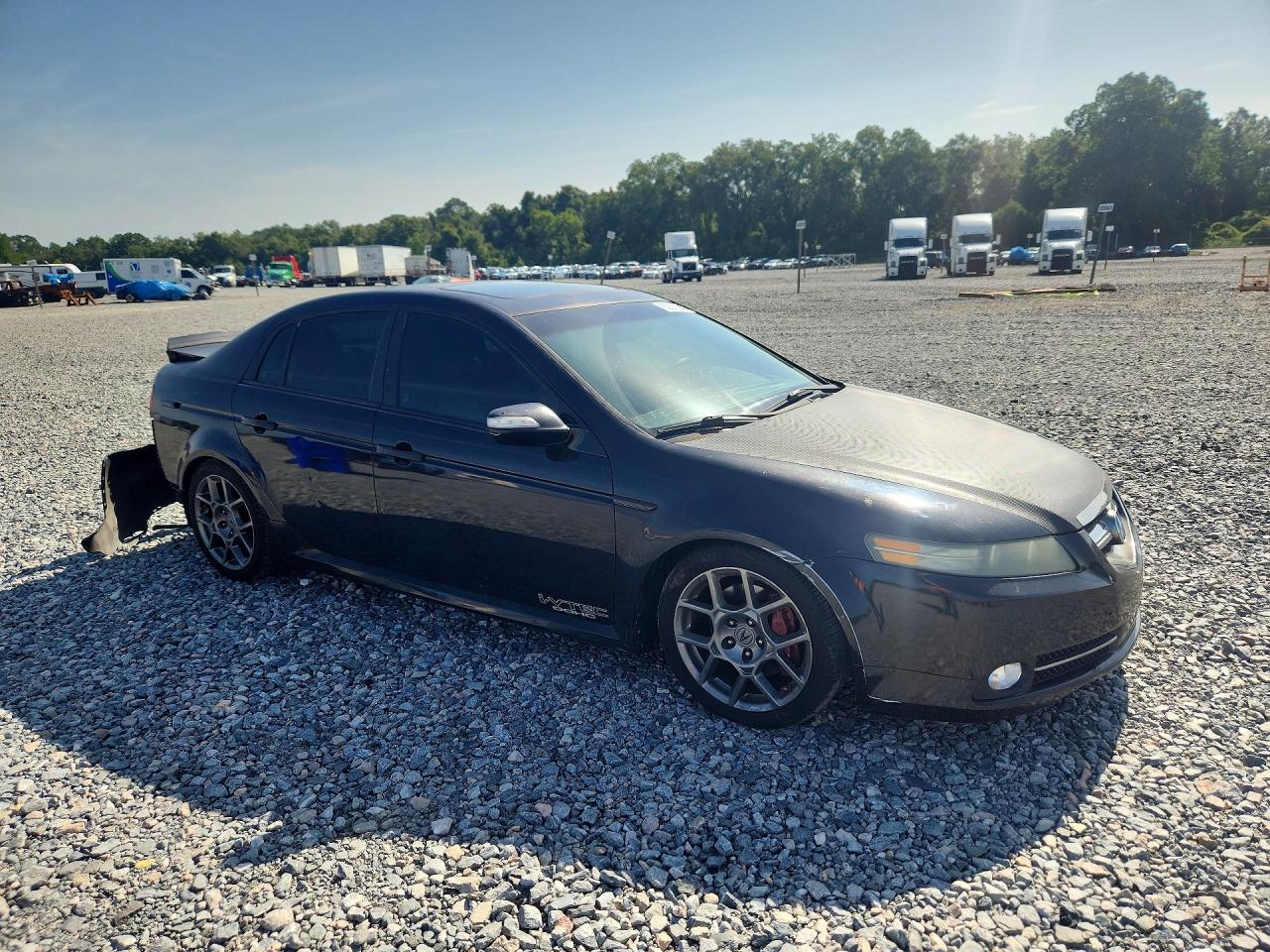 2007 Acura Tl Black vin: 19UUA76587A045879