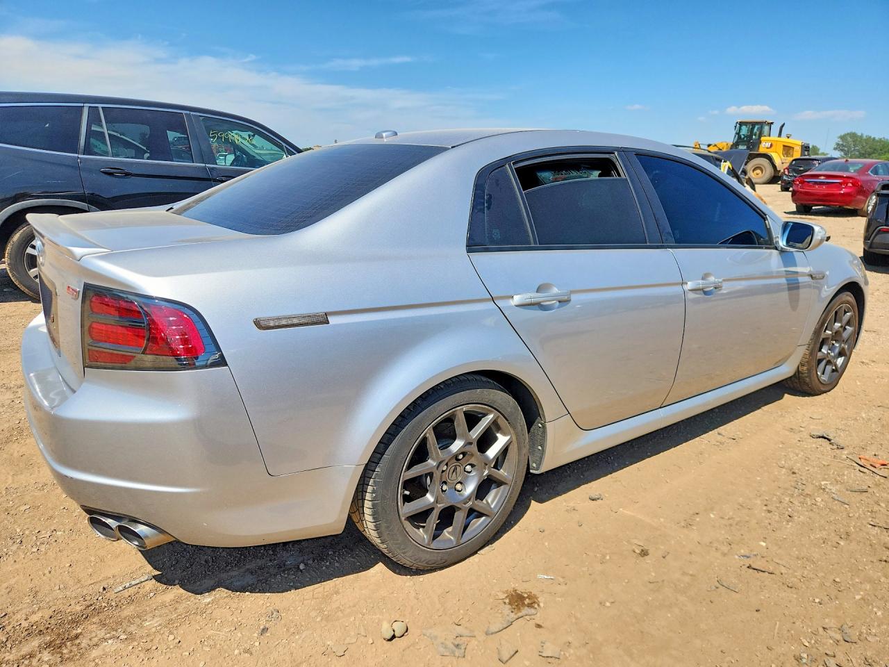 2008 Acura Tl Type S Silver vin: 19UUA76588A025245