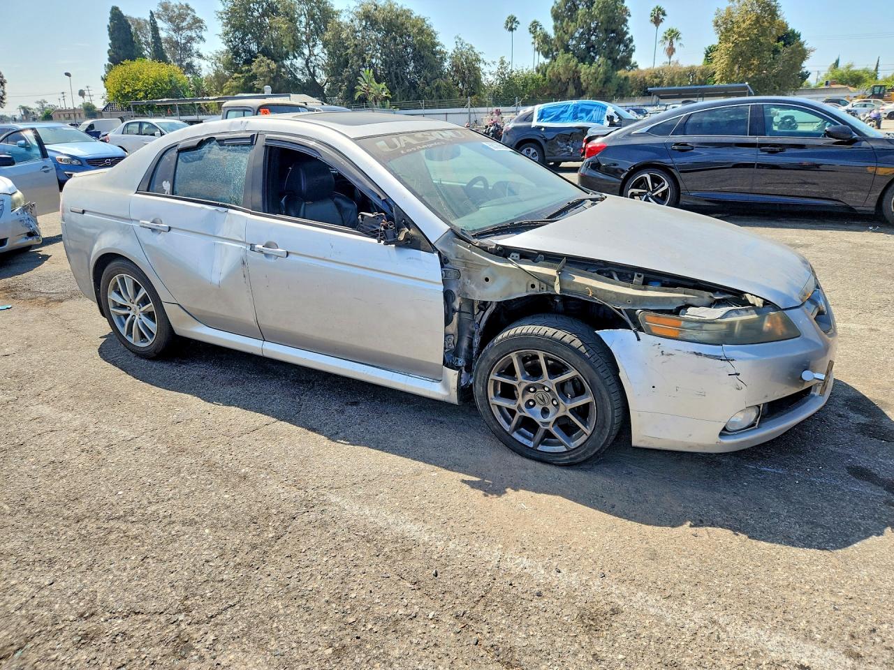 2007 Acura Tl Type S Silver vin: 19UUA76597A041324