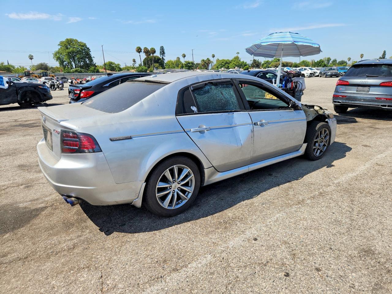 2007 Acura Tl Type S Silver vin: 19UUA76597A041324