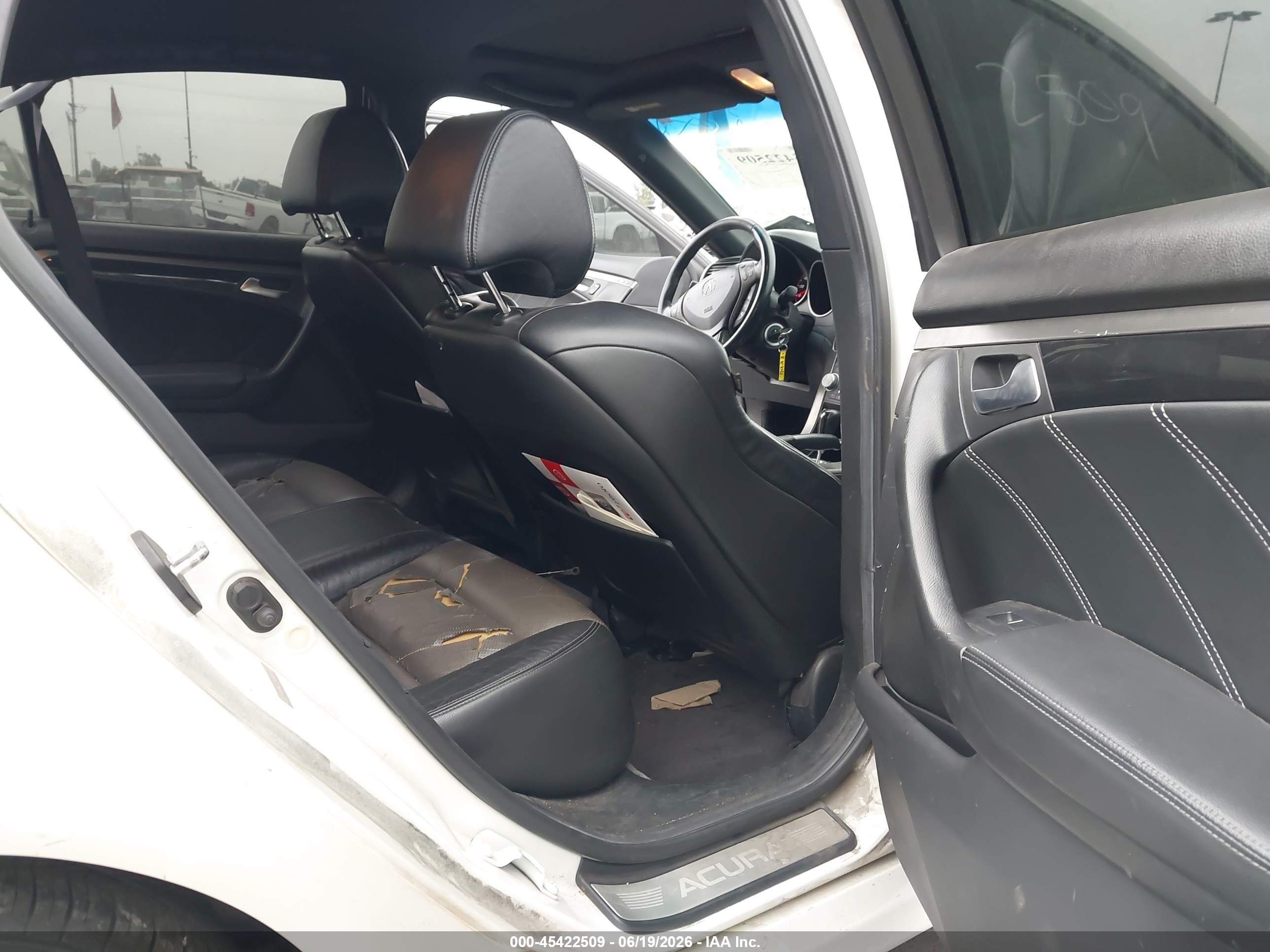 2007 Acura Tl Type S White vin: 19UUA76597A048063