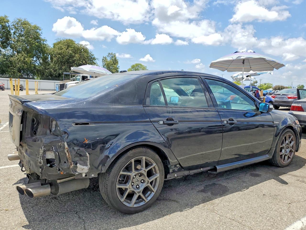 2007 Acura Tl Type S Black vin: 19UUA76597A048841