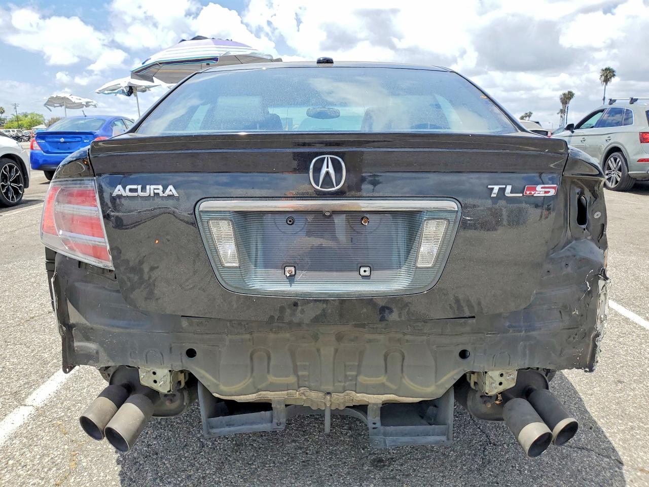 2007 Acura Tl Type S Black vin: 19UUA76597A048841