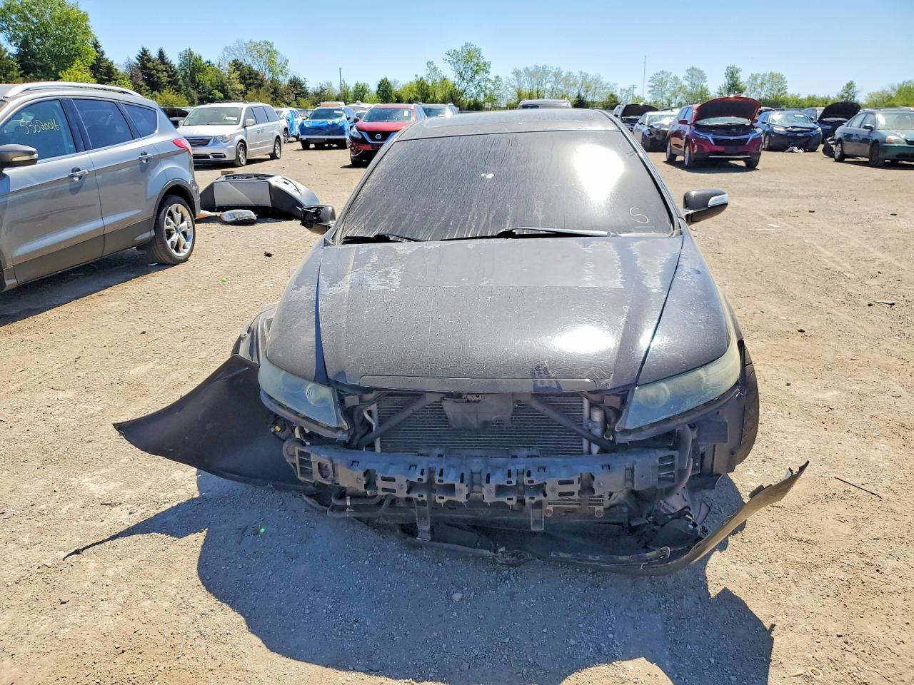2008 Acura Tl Type S Black vin: 19UUA76598A024301