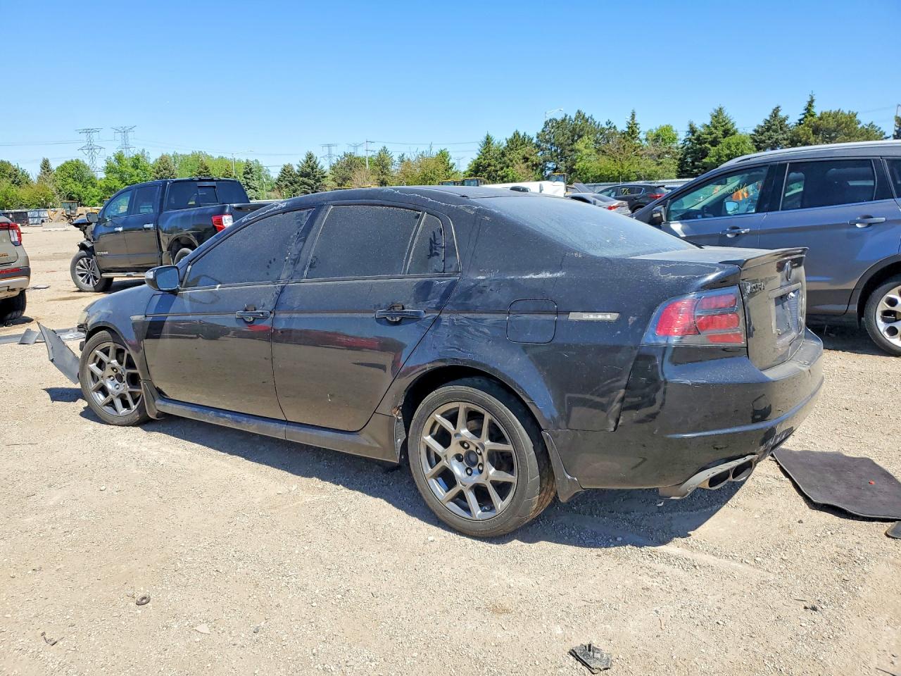 2008 Acura Tl Type S Black vin: 19UUA76598A024301