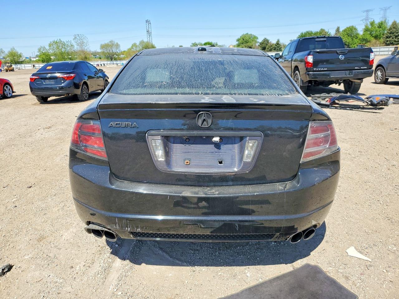 2008 Acura Tl Type S Black vin: 19UUA76598A024301