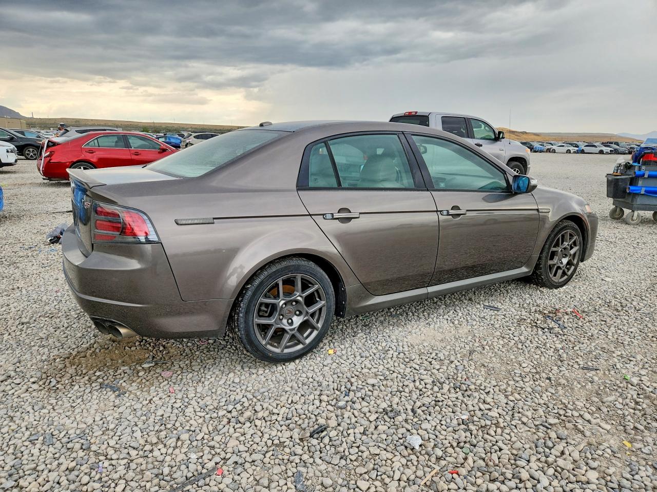 2007 Acura Tl Type S Gray vin: 19UUA765X7A006310