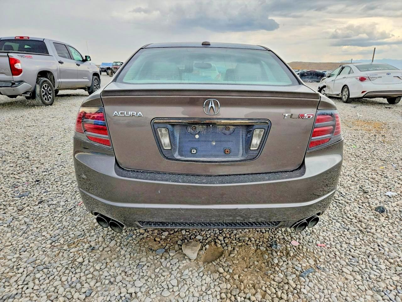 2007 Acura Tl Type S Gray vin: 19UUA765X7A006310