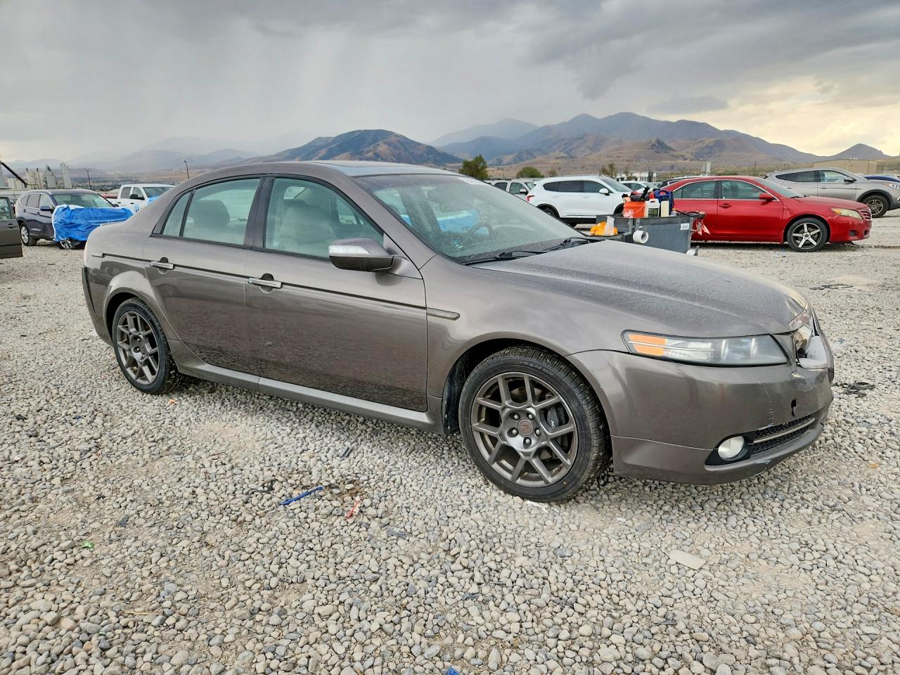 2007 Acura Tl Type S Gray vin: 19UUA765X7A006310
