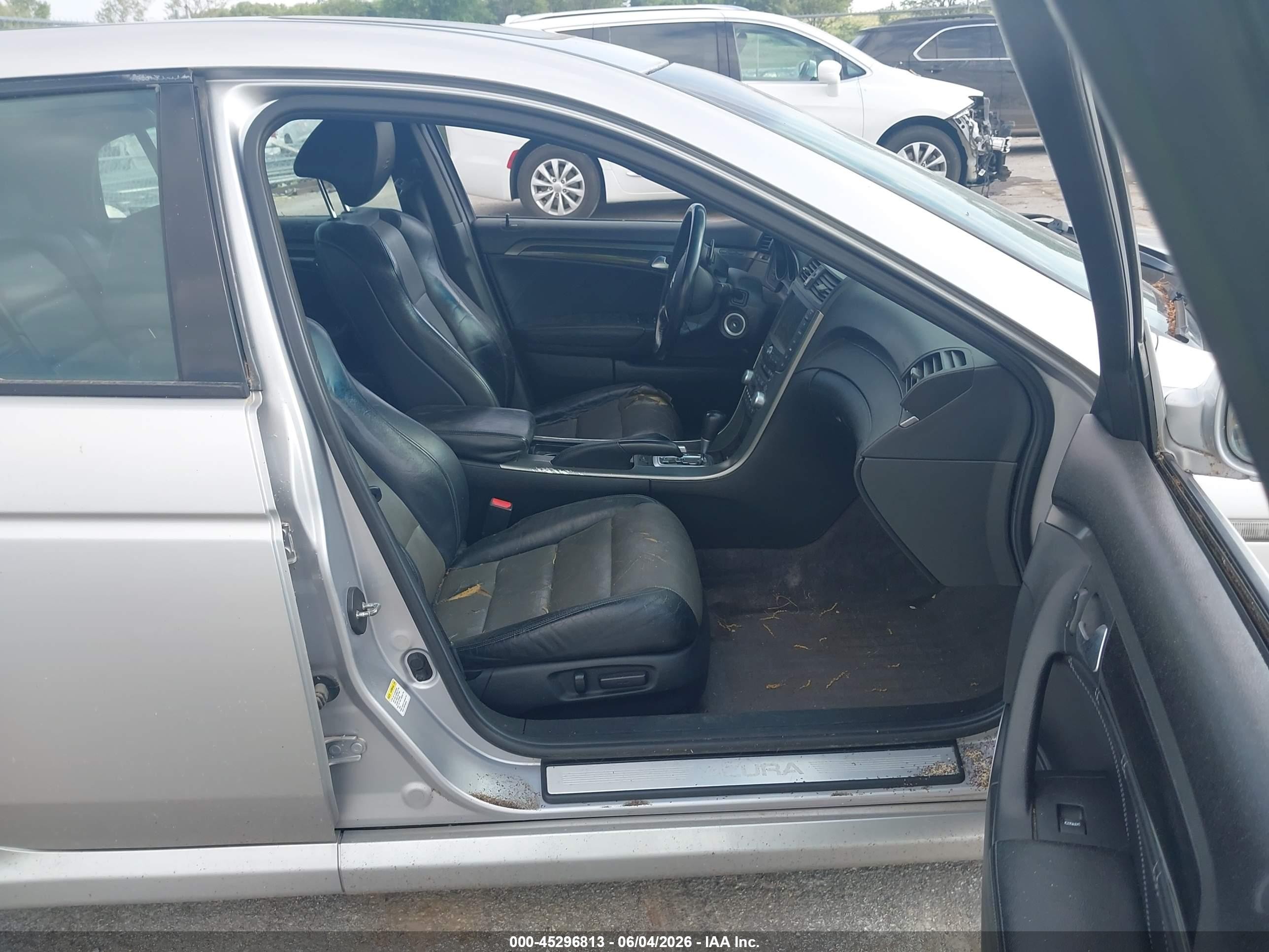 2007 Acura Tl Type S Silver vin: 19UUA765X7A032633