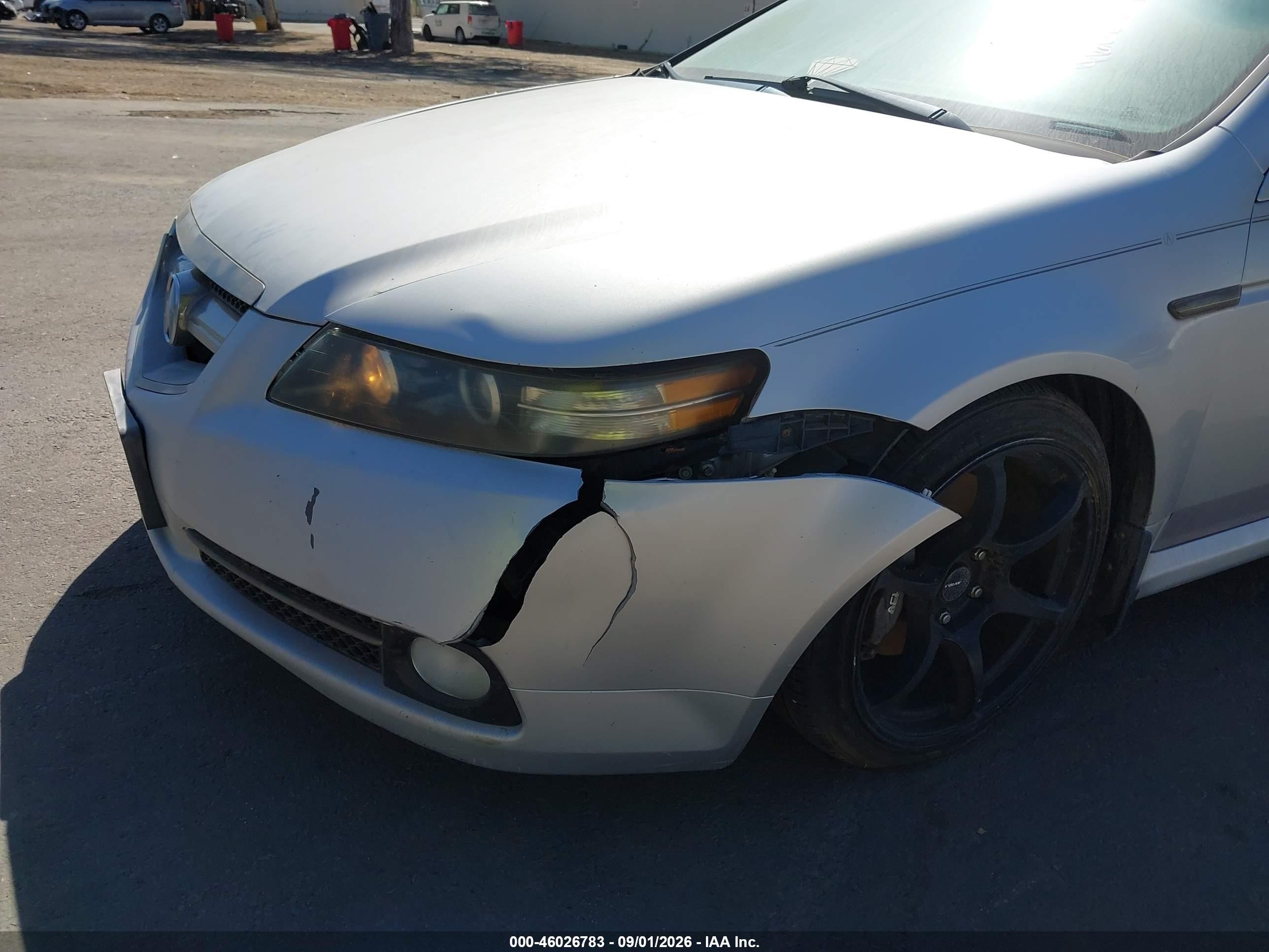2007 Acura Tl Type S Серебряный vin: 19UUA765X7A036925