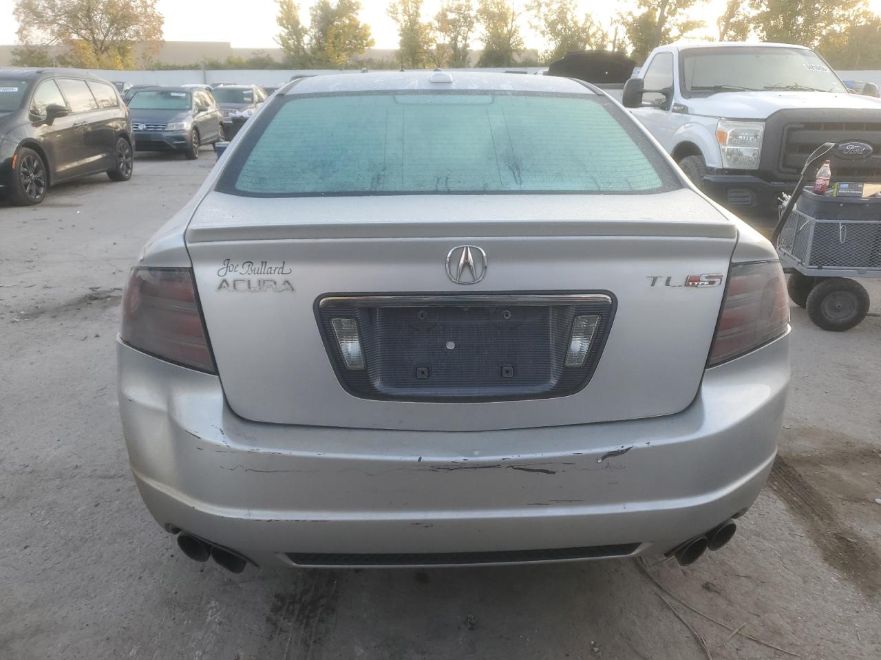 2008 Acura Tl Type S Silver vin: 19UUA765X8A044198
