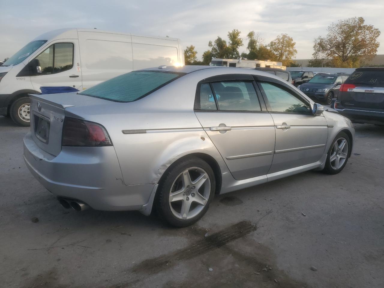 2008 Acura Tl Type S Silver vin: 19UUA765X8A044198