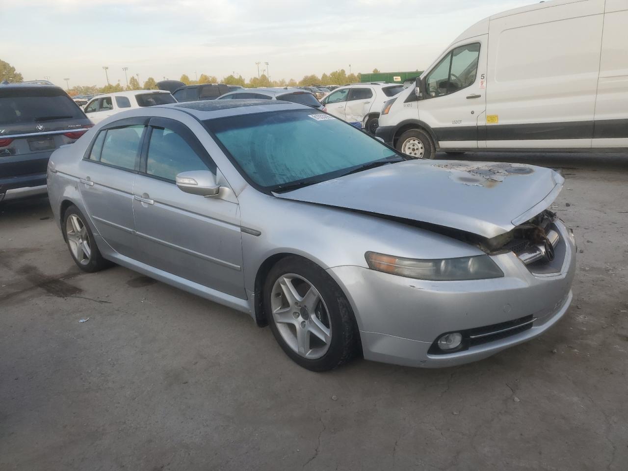 2008 Acura Tl Type S Silver vin: 19UUA765X8A044198