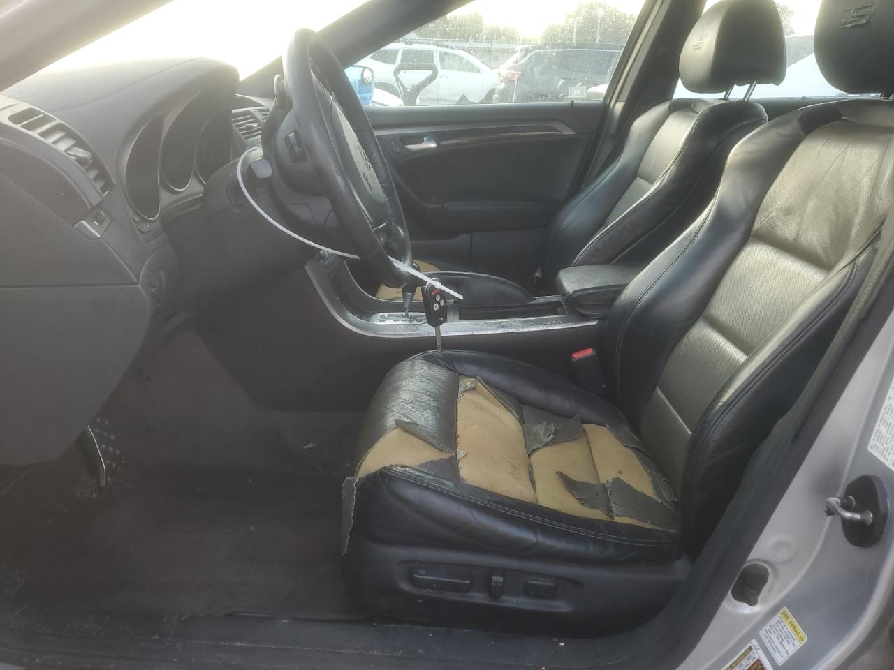 2008 Acura Tl Type S Silver vin: 19UUA765X8A044198