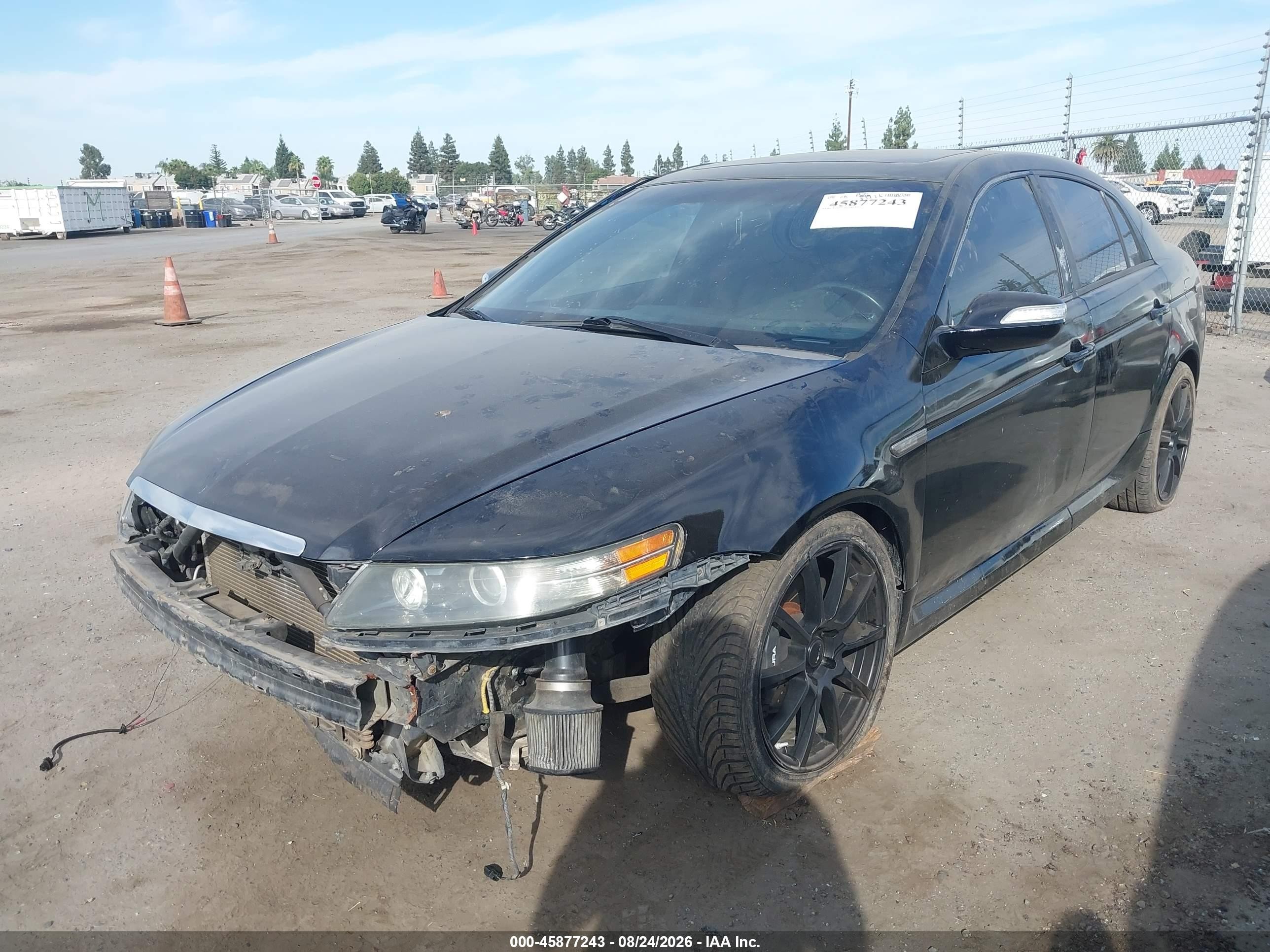 2007 Acura Tl Type S Black vin: 19UUA766X7A045231