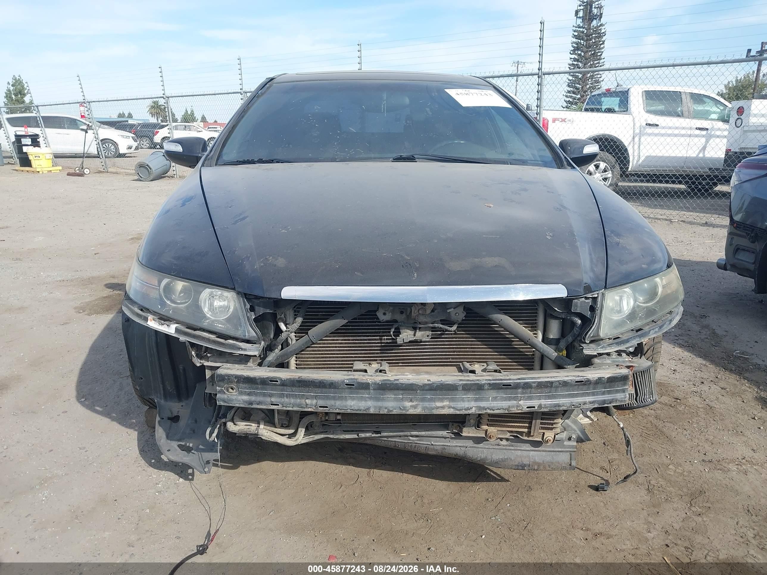 2007 Acura Tl Type S Black vin: 19UUA766X7A045231