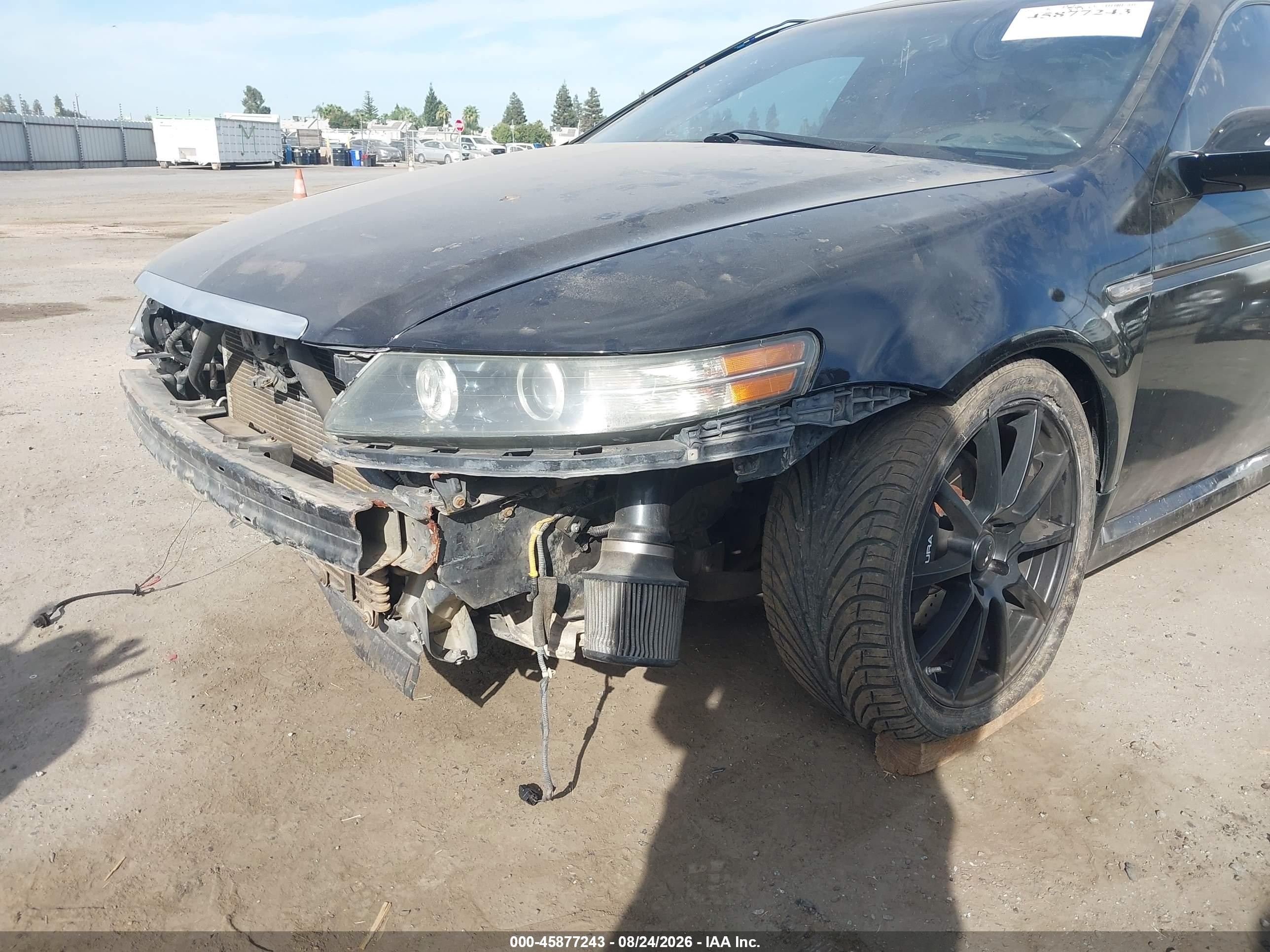 2007 Acura Tl Type S Black vin: 19UUA766X7A045231