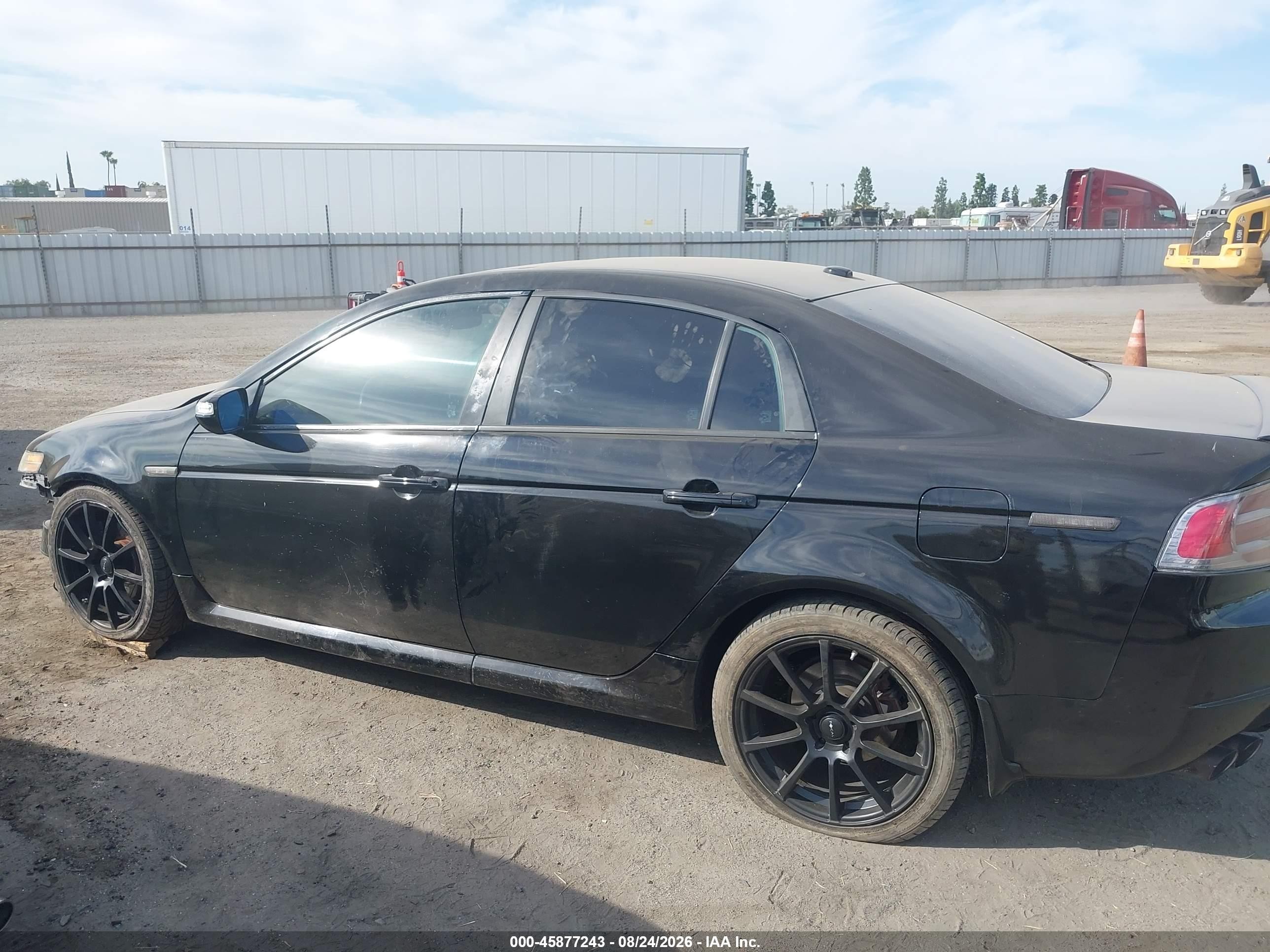 2007 Acura Tl Type S Black vin: 19UUA766X7A045231