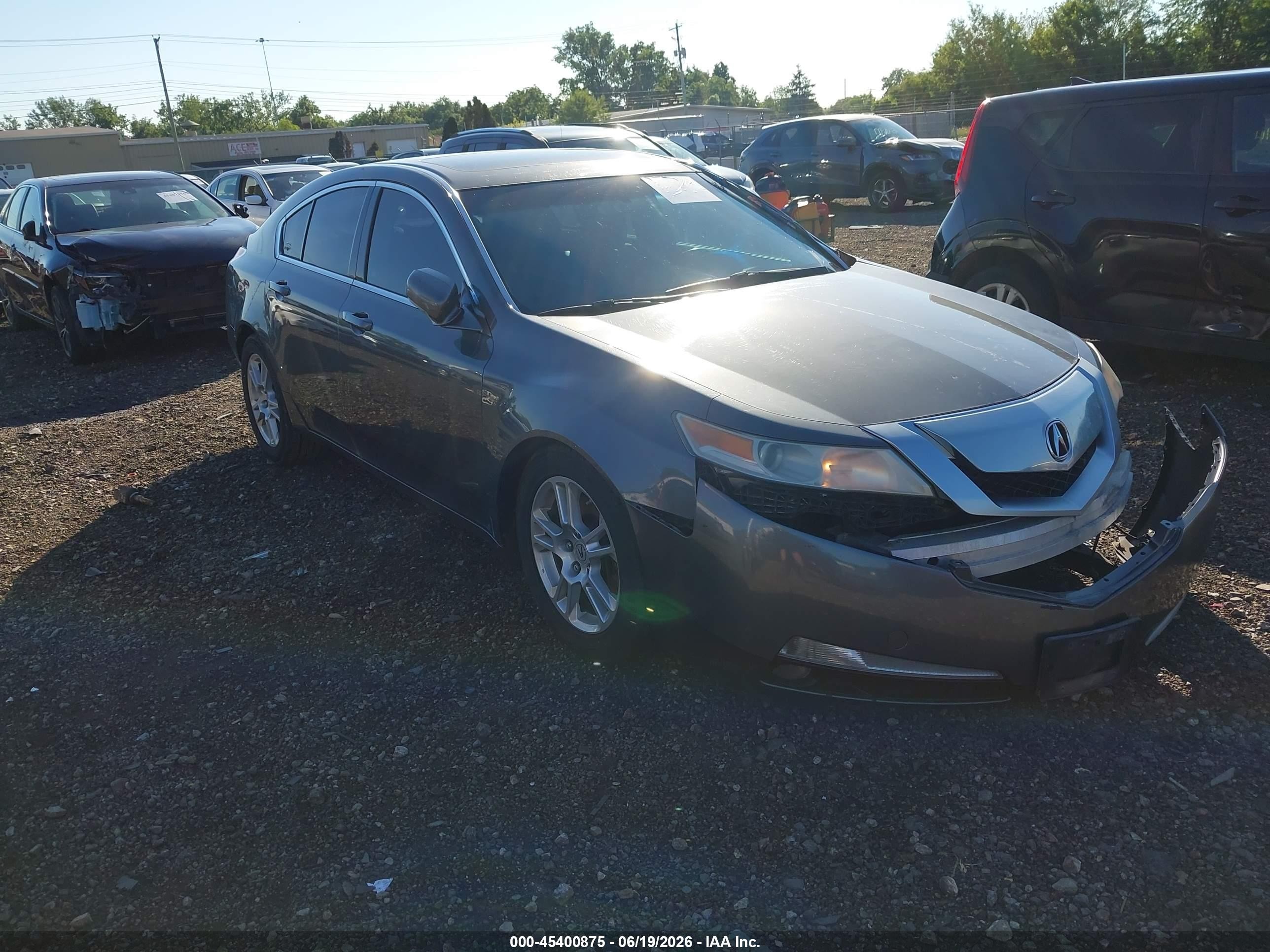 2009 Acura Tl 3.5 Gray vin: 19UUA86209A003754