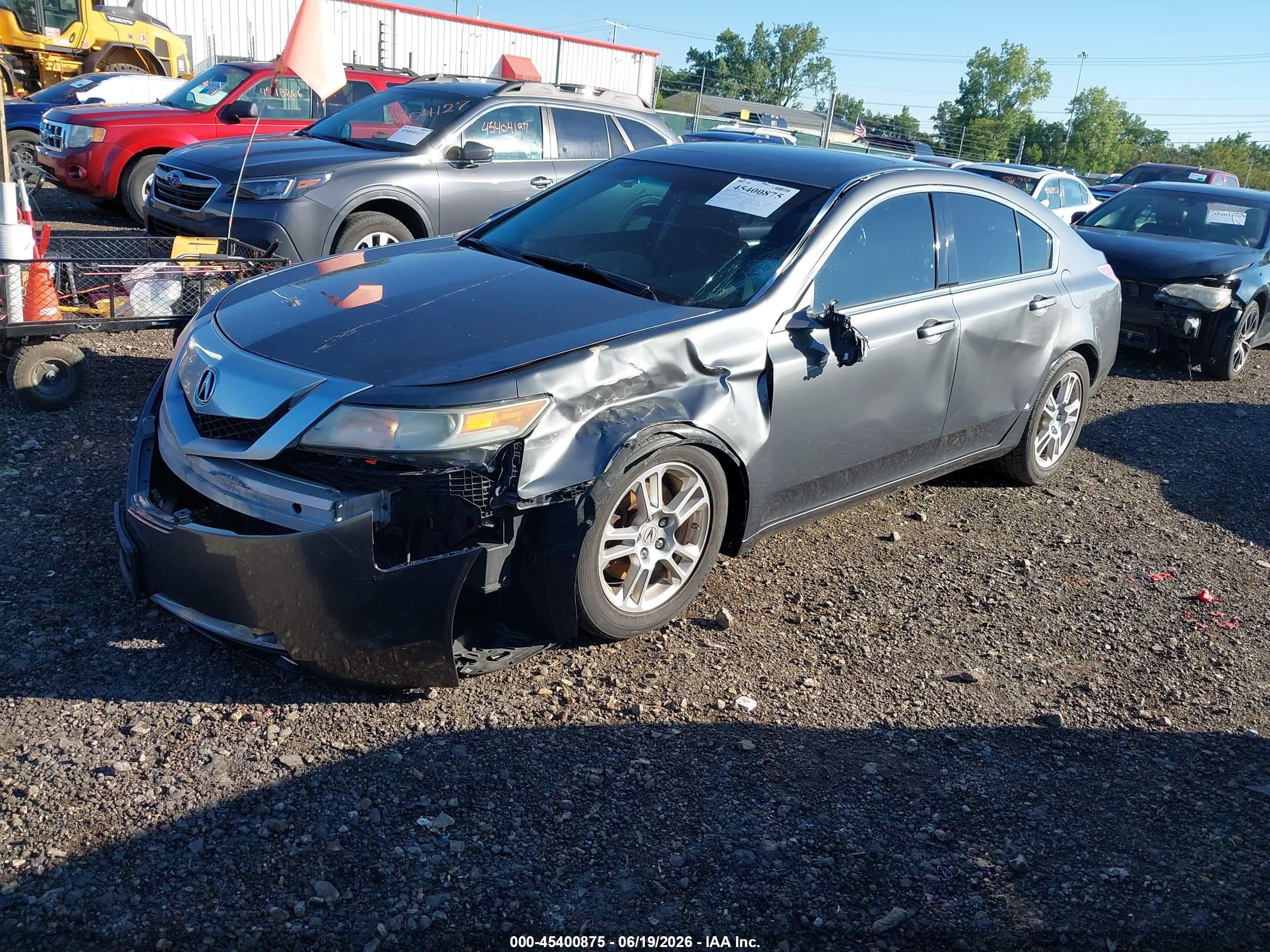 2009 Acura Tl 3.5 Gray vin: 19UUA86209A003754