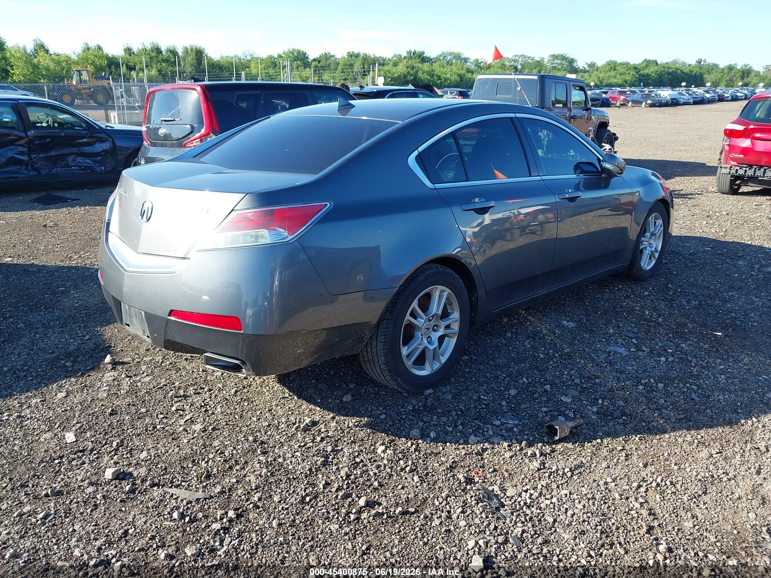2009 Acura Tl 3.5 Gray vin: 19UUA86209A003754