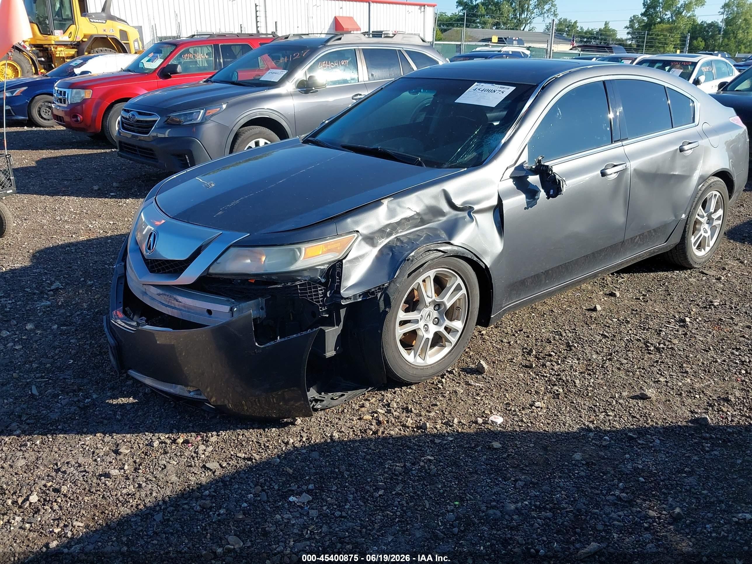 2009 Acura Tl 3.5 Gray vin: 19UUA86209A003754