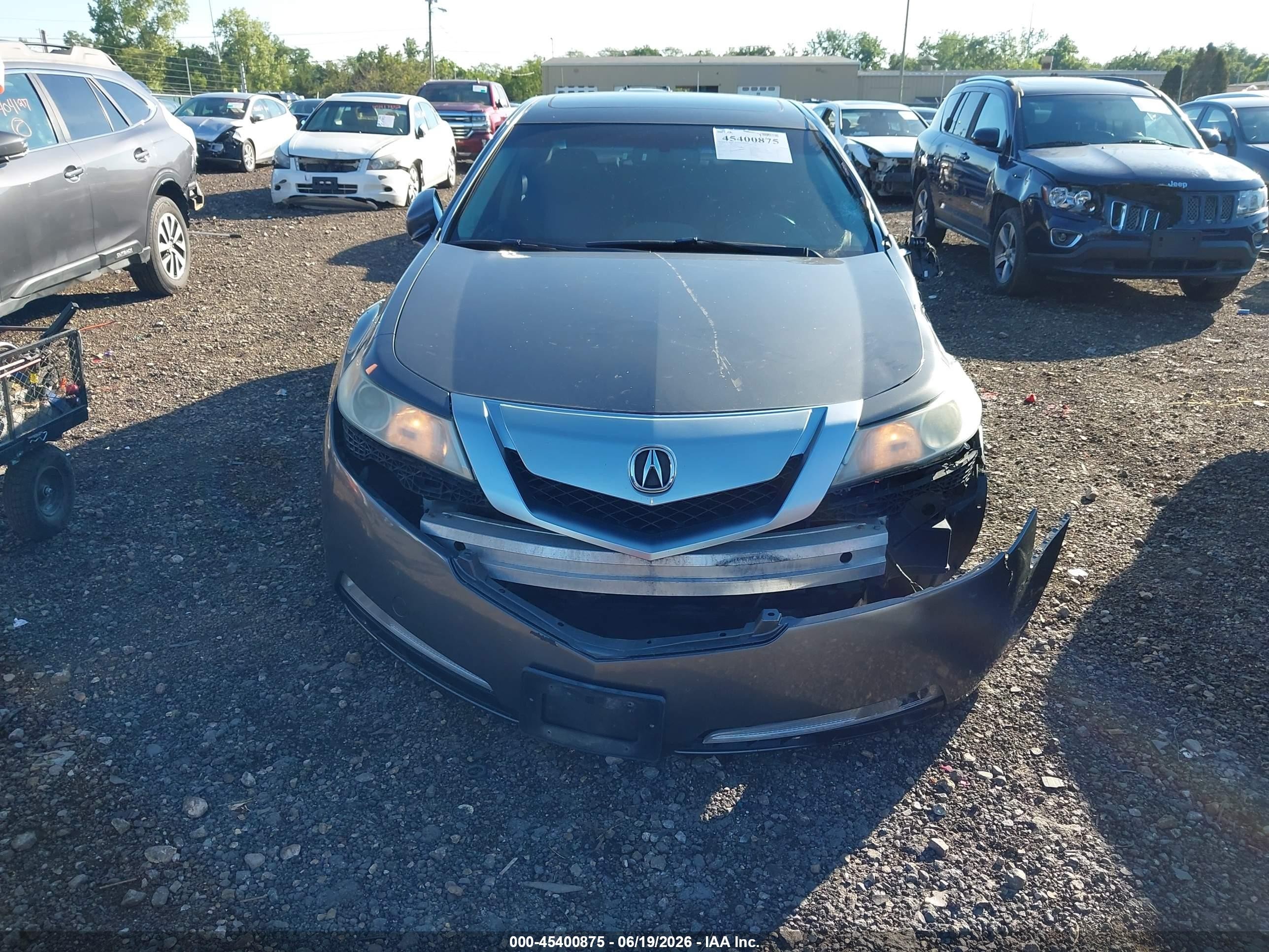 2009 Acura Tl 3.5 Gray vin: 19UUA86209A003754