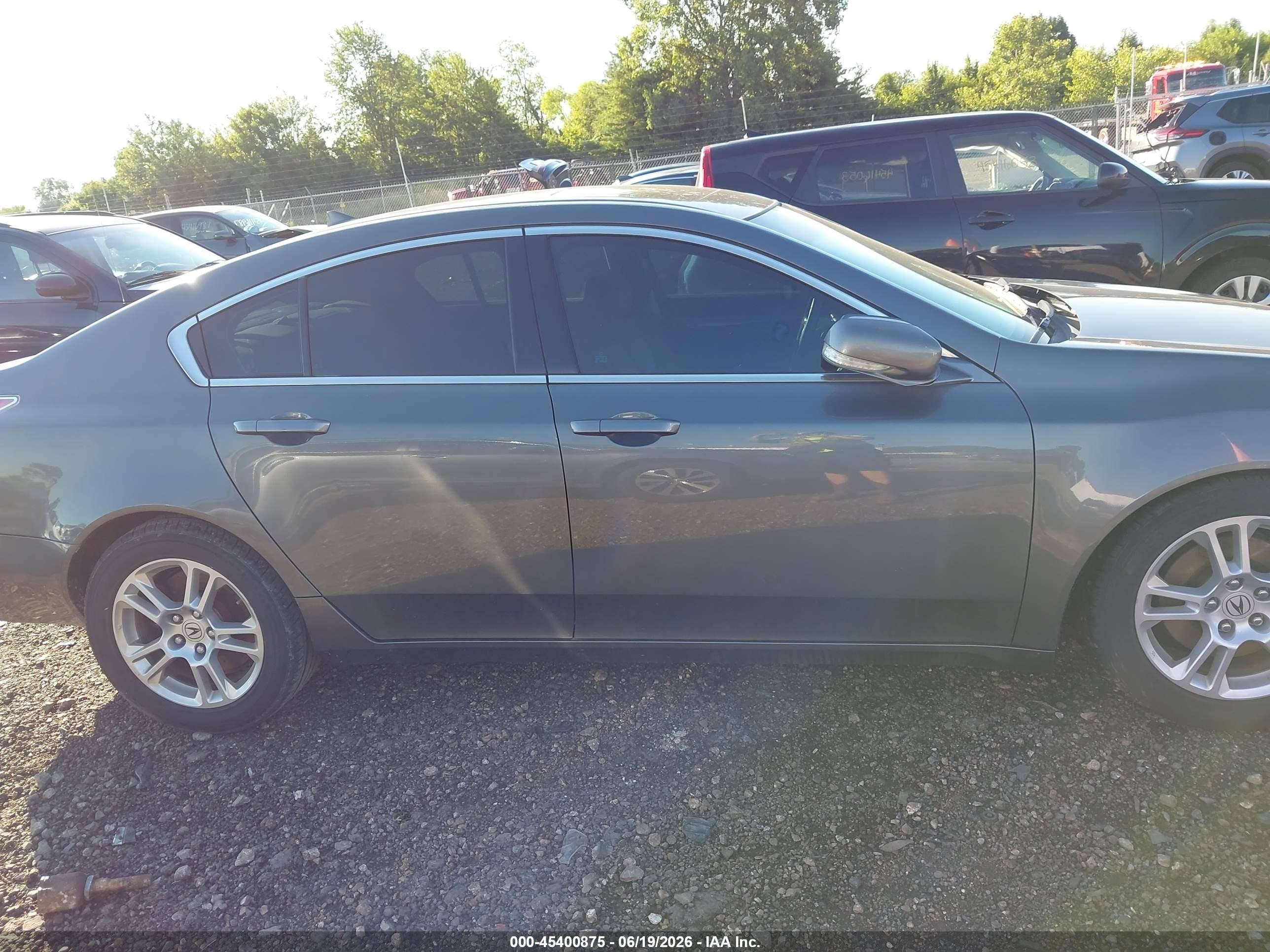 2009 Acura Tl 3.5 Gray vin: 19UUA86209A003754