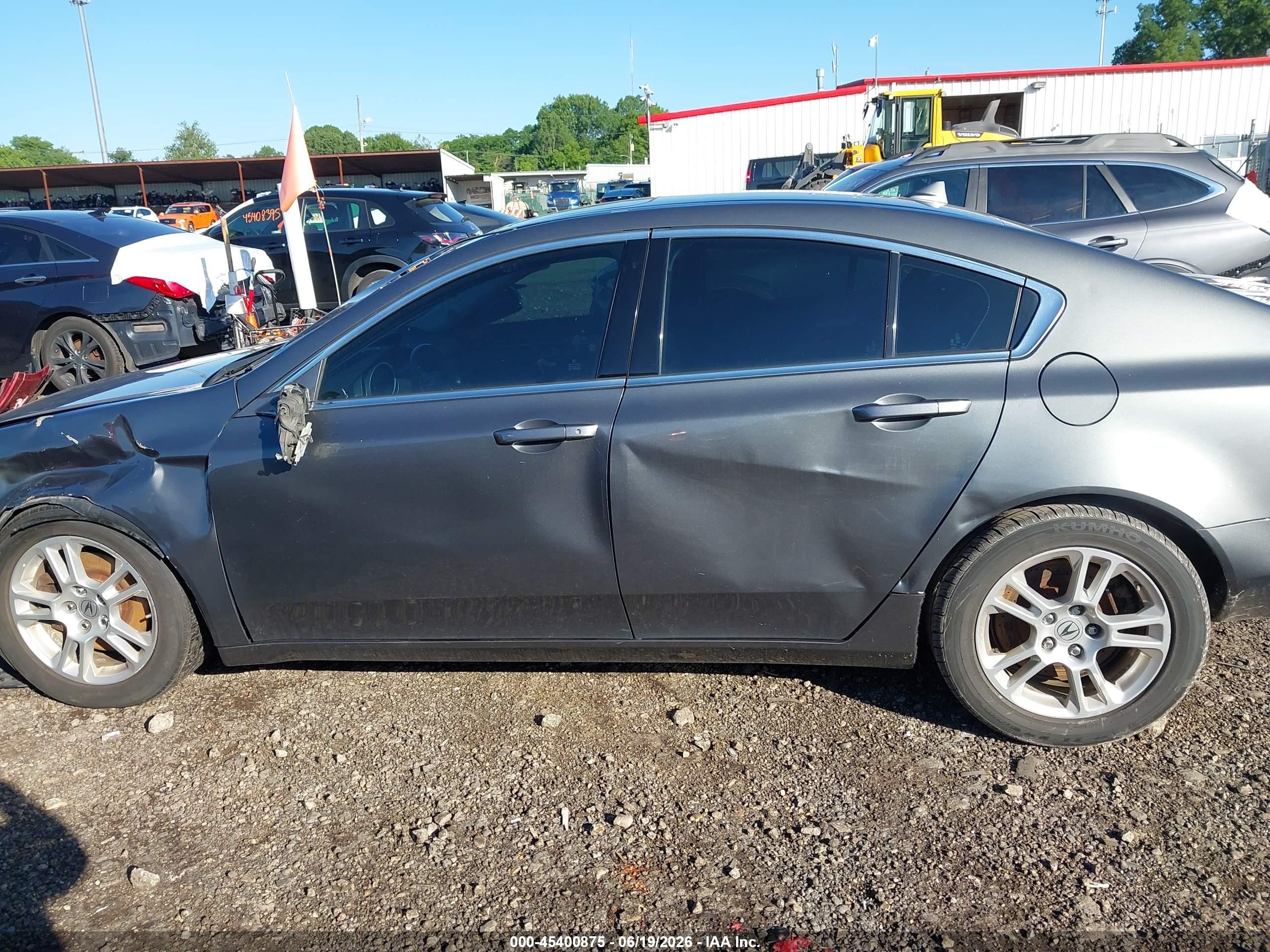 2009 Acura Tl 3.5 Gray vin: 19UUA86209A003754